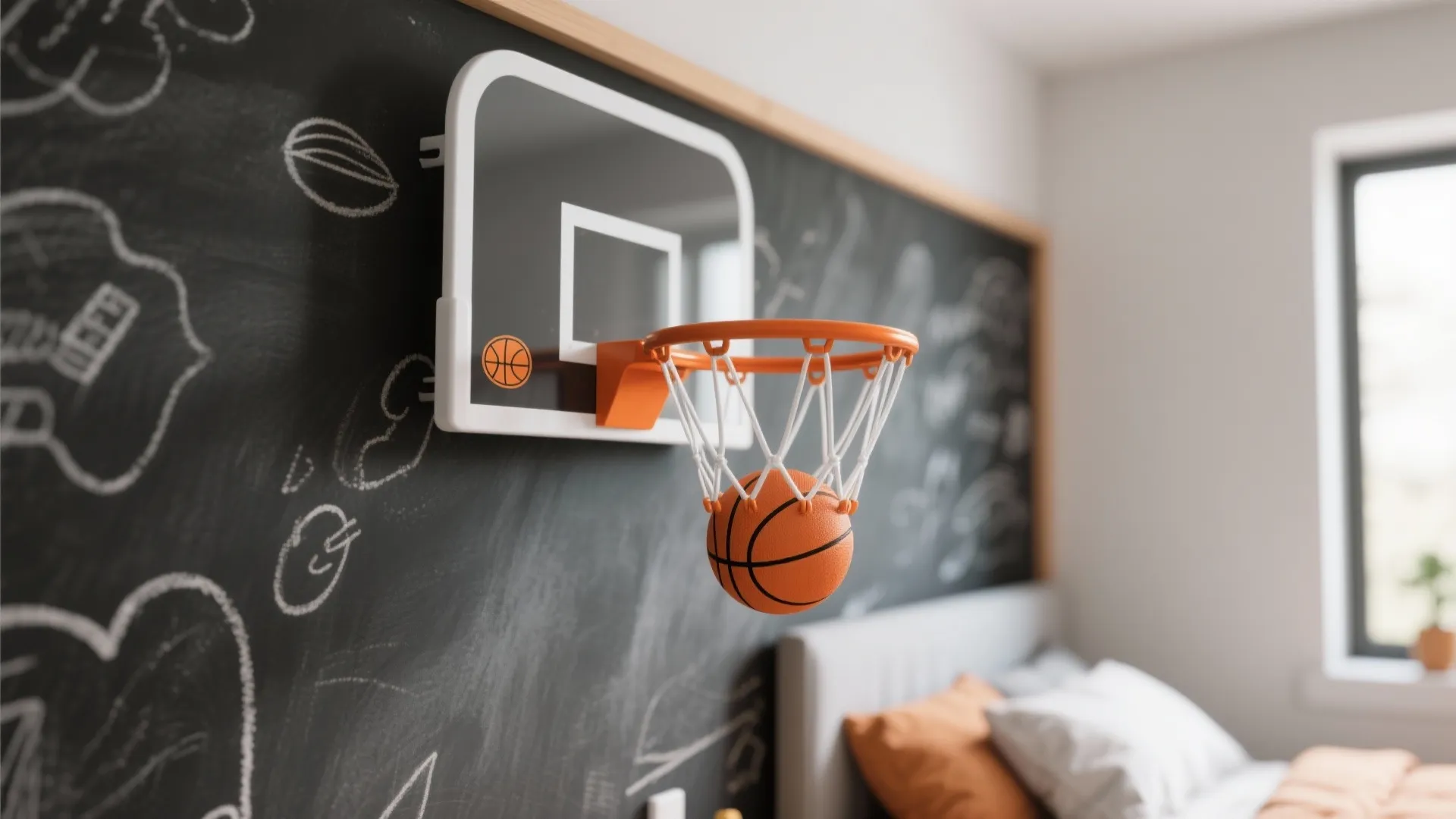 1. Wall-Mounted Mini Hoop