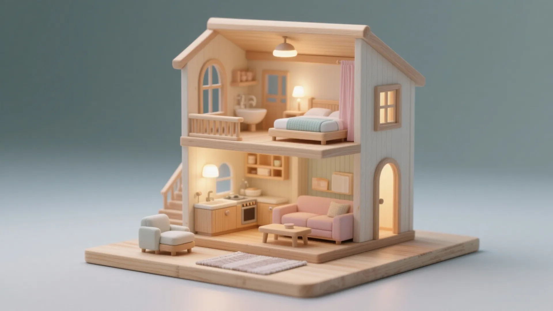 DIY Wood Building Miniature Toy House for Girl: The Ultimate Guide: 1 Minute to Fast-Track Your Dream Miniature House Project