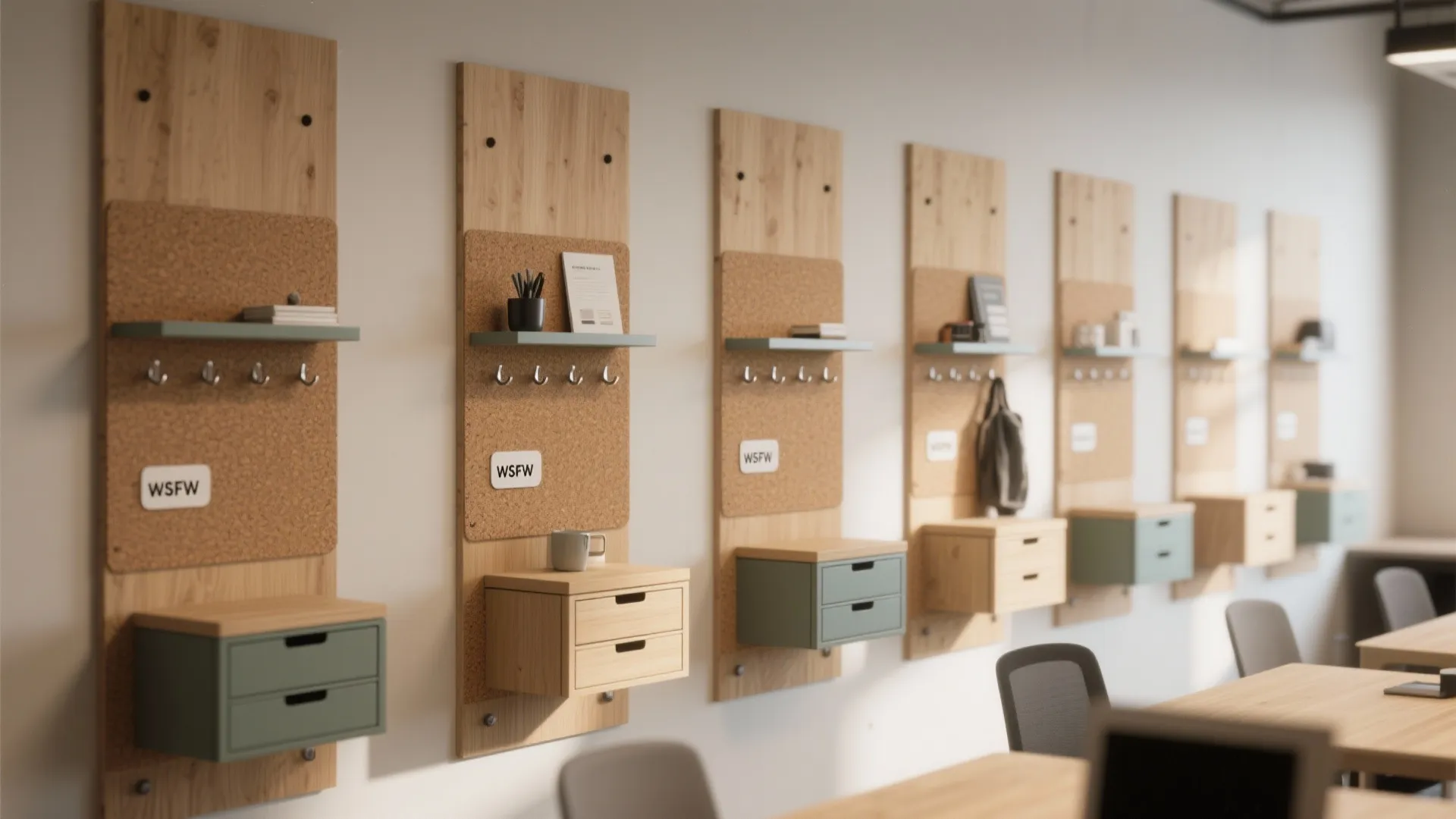 5. Mini hubs: personal stations within shared spaces