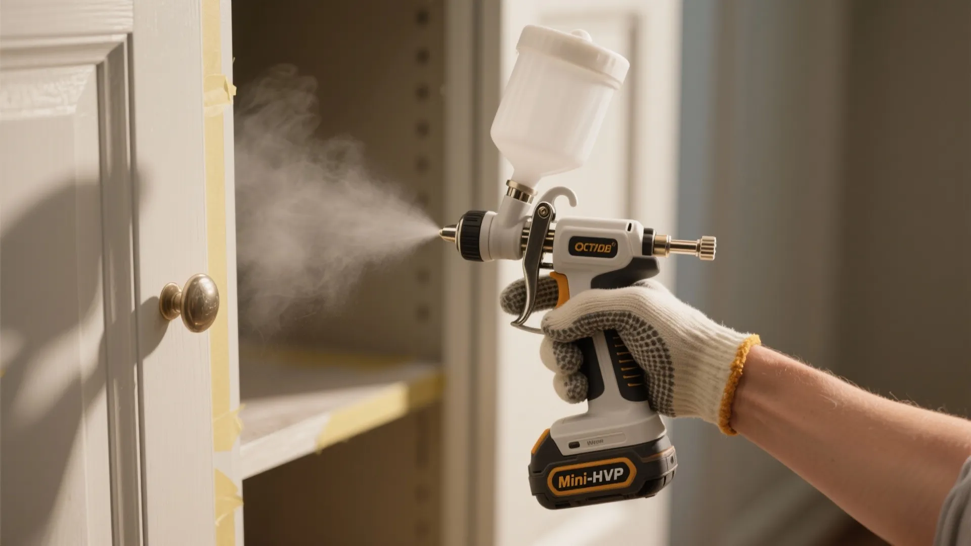 3. Mini HVLP / Cordless models: Perfect for cabinets, furniture and small spaces