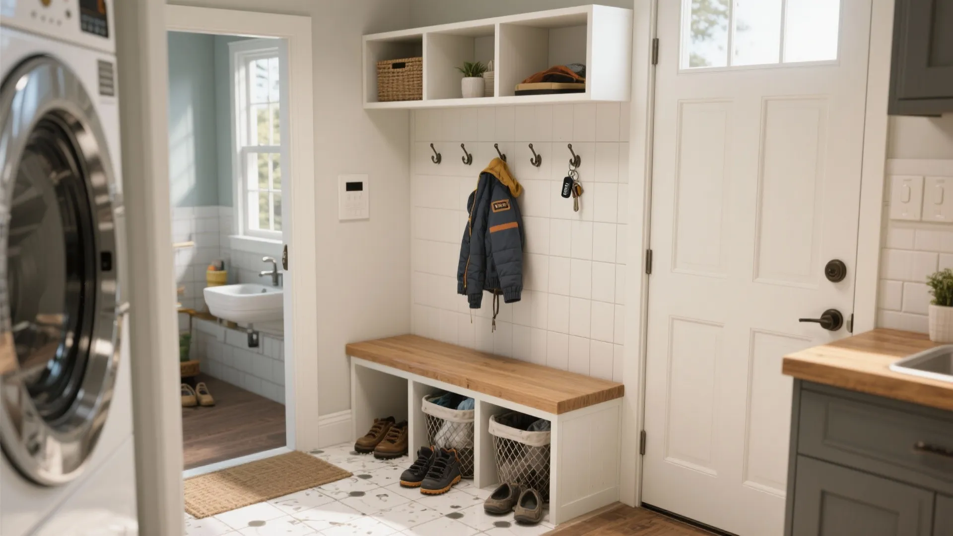 2. Make it a Mini Mudroom