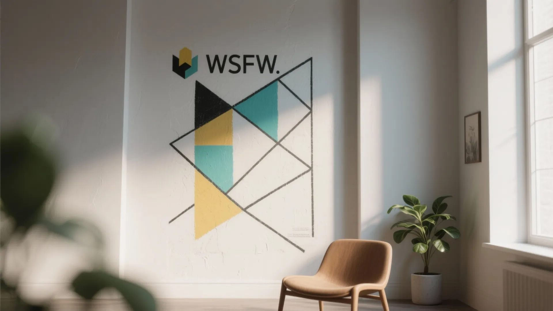 5. Mini Murals and Stencilling for Personality