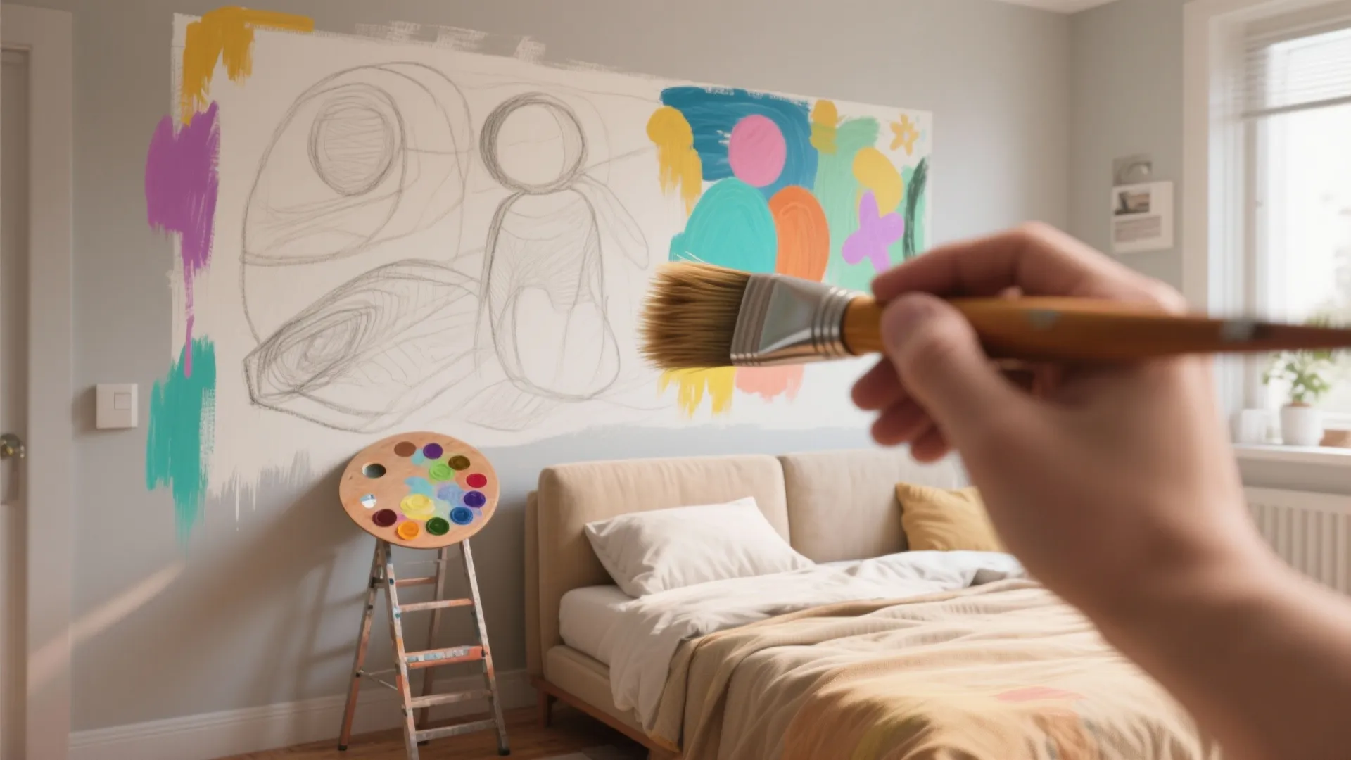 4. Mini-Murals with Detail Brushes