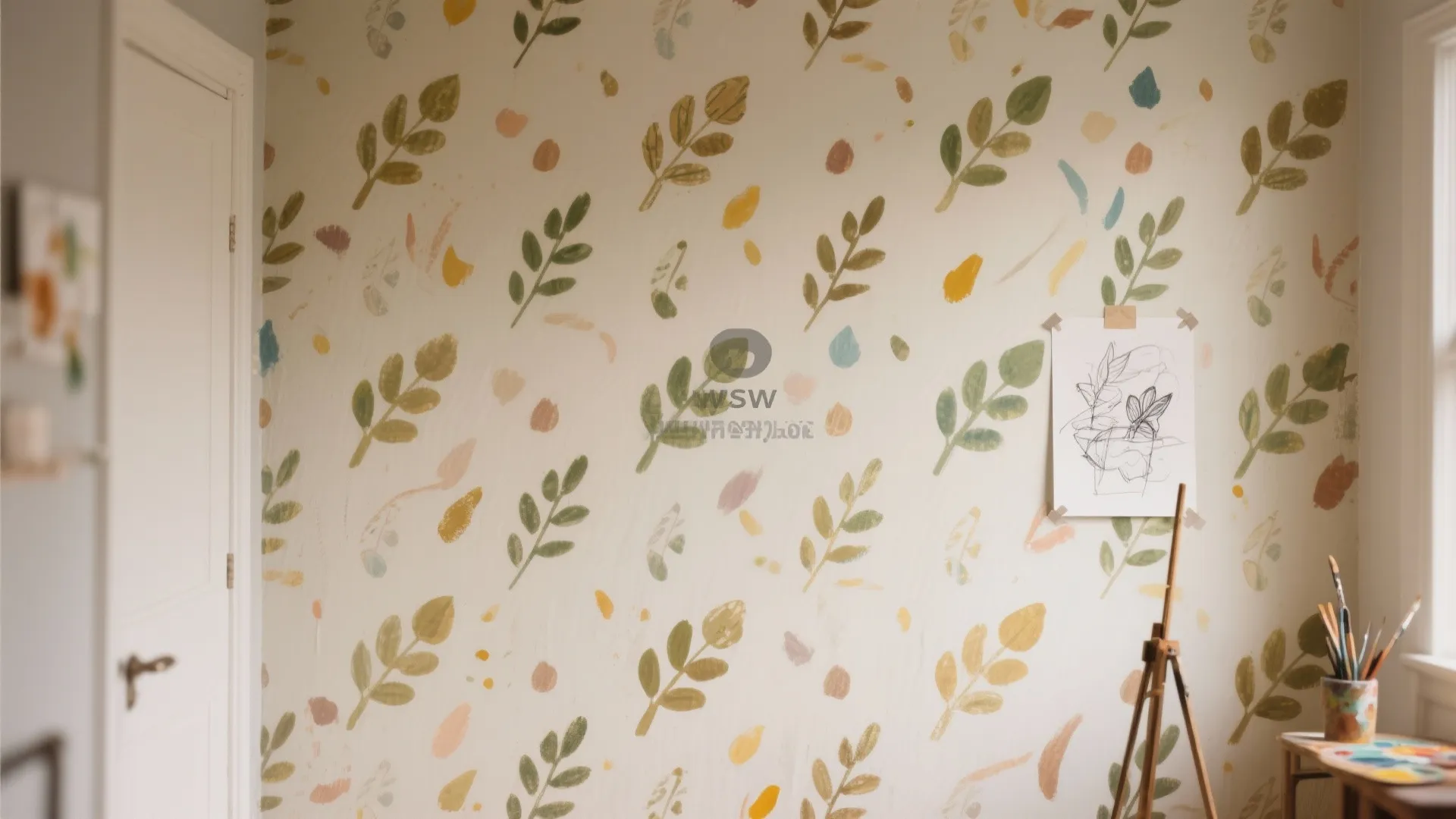 5. Mini Murals and Stencil Stories