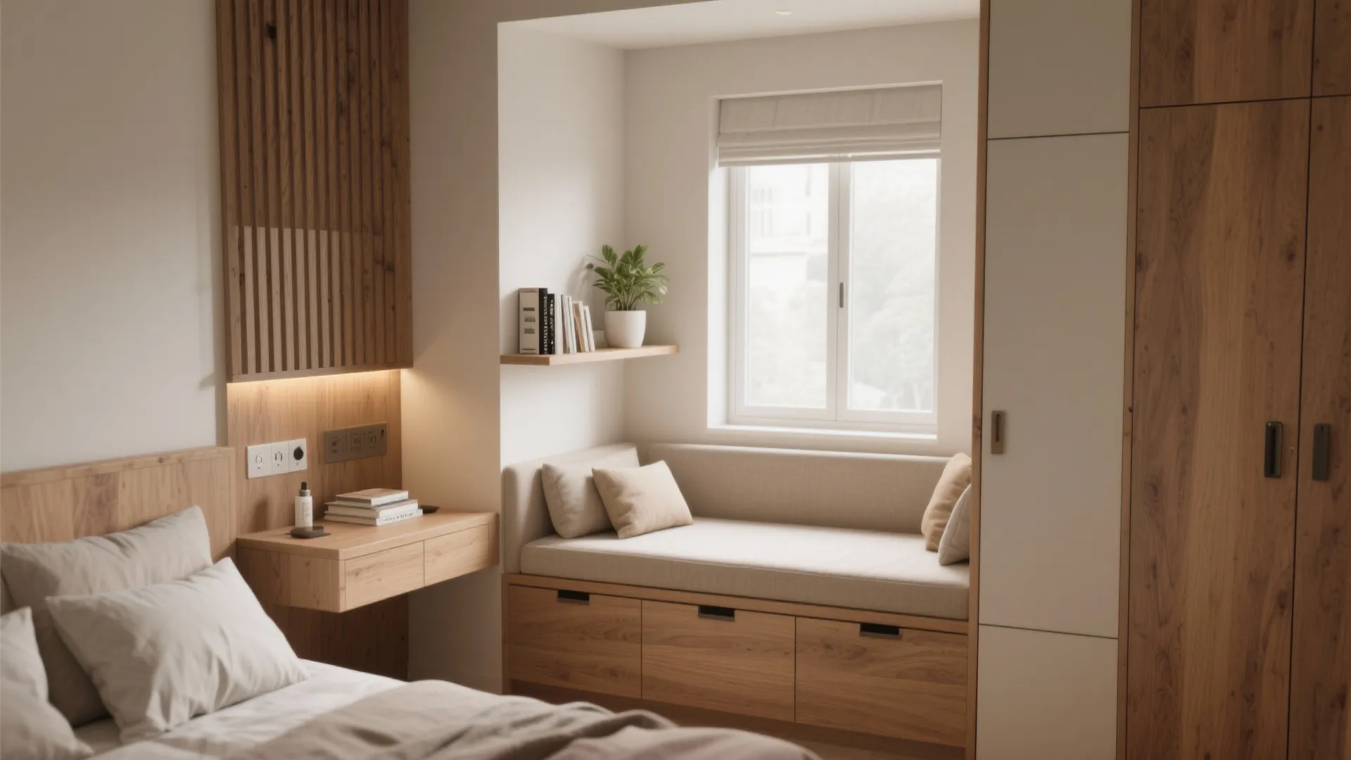 Mini nooks and purposeful storage