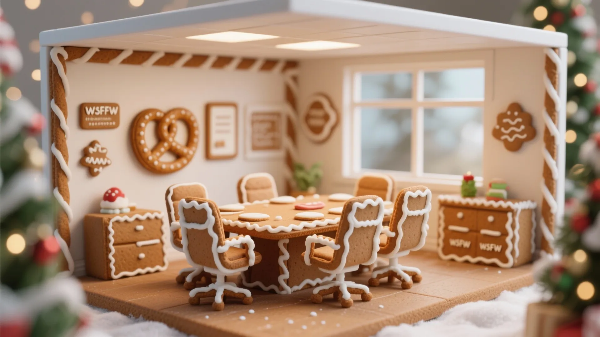 1. Miniature Office Replica