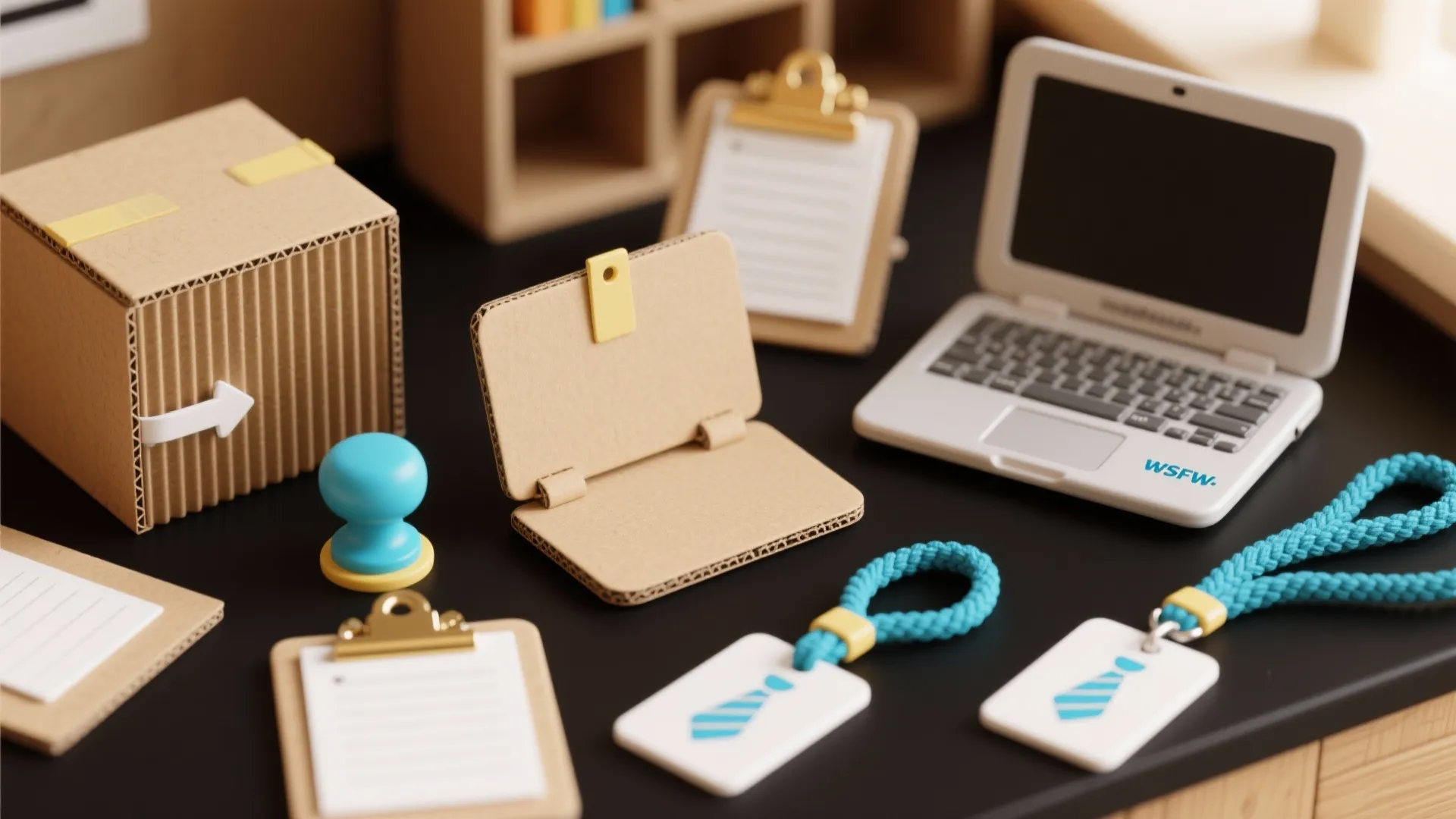 Mini Office Props That Kids Adore