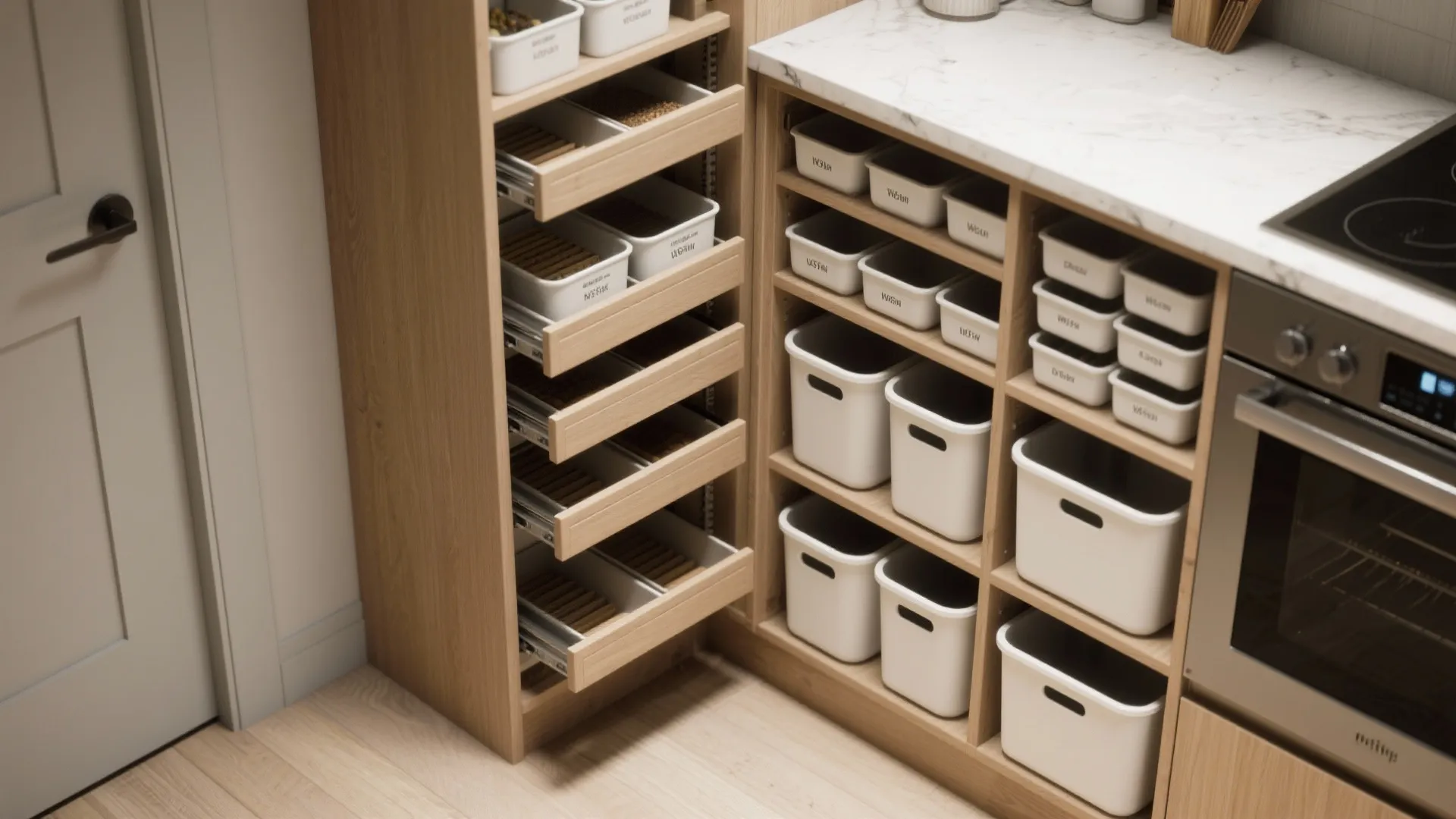 5. Mini Pantry and Appliance Garage