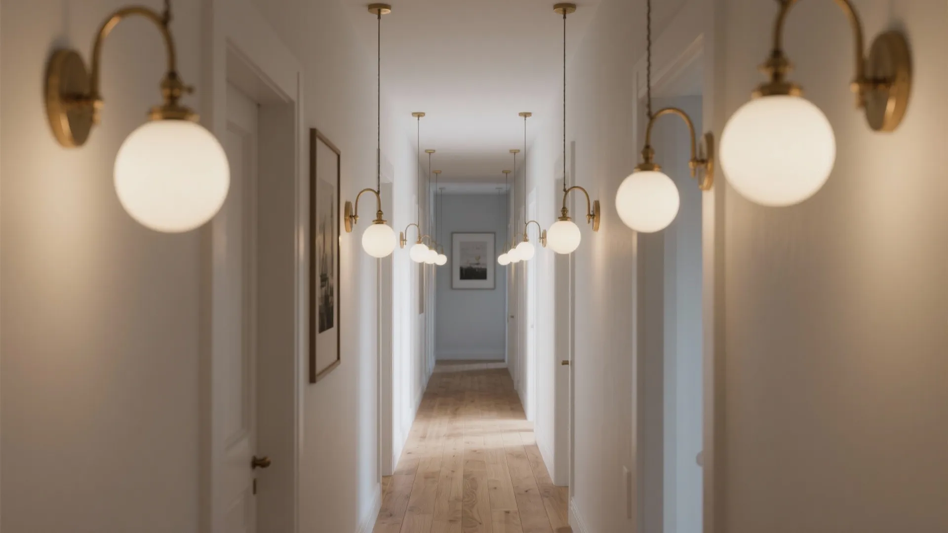 Rhythmic mini pendants to add personality without clutter