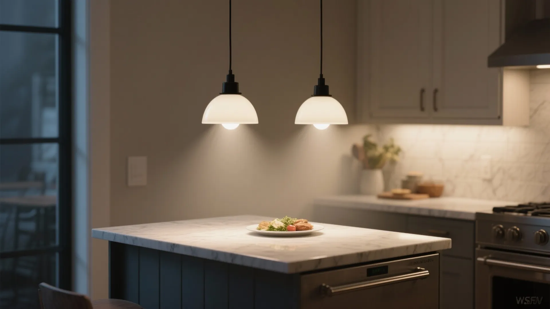 Mini pendants with focused beams