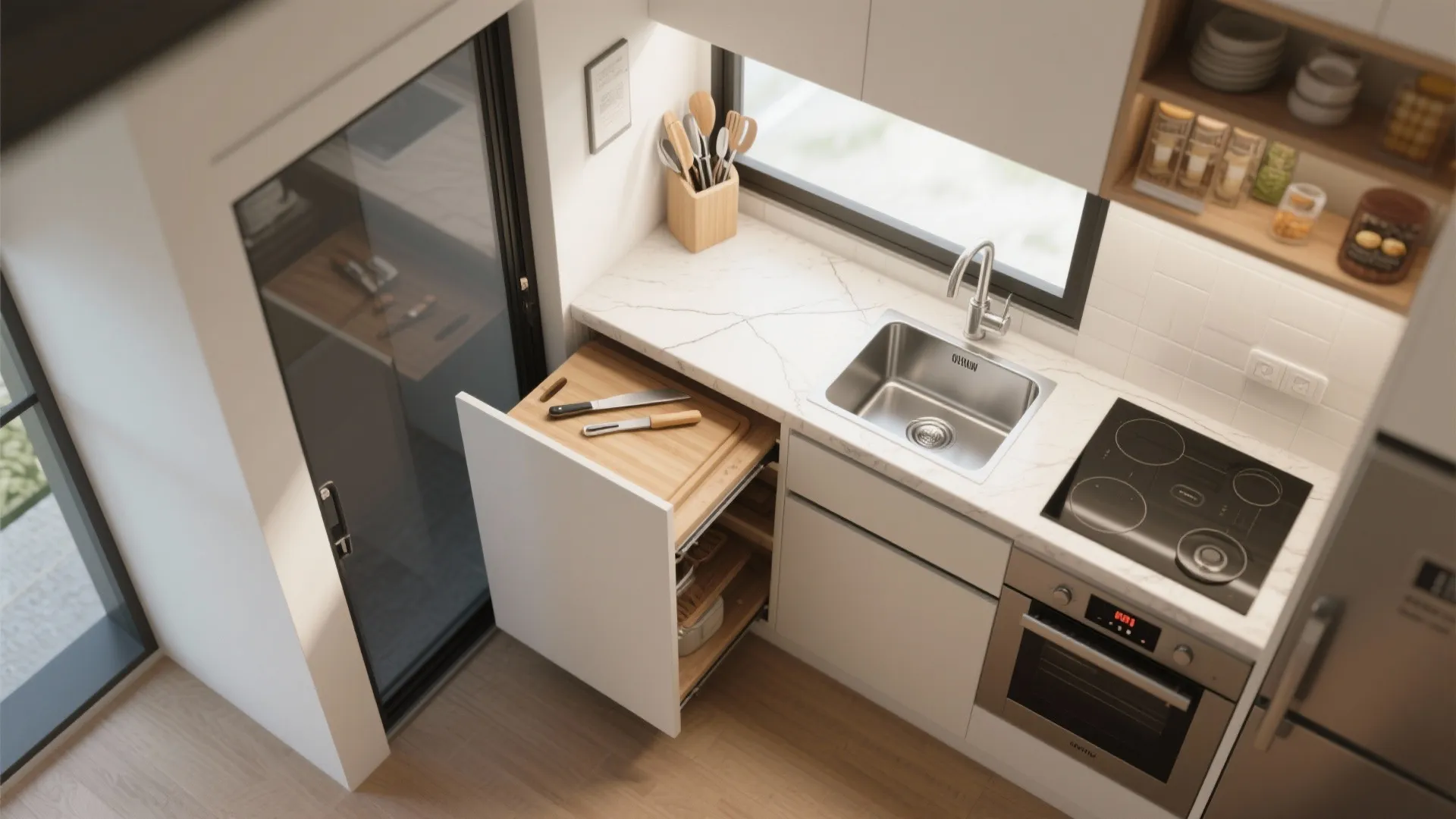 3. Integrated Mini Prep Station