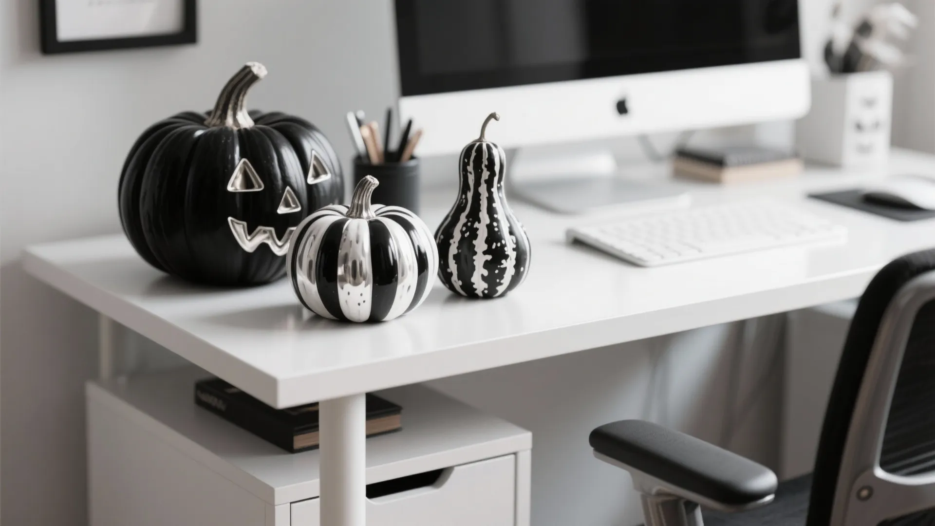 2. Desk-Sized Pumpkin Patch