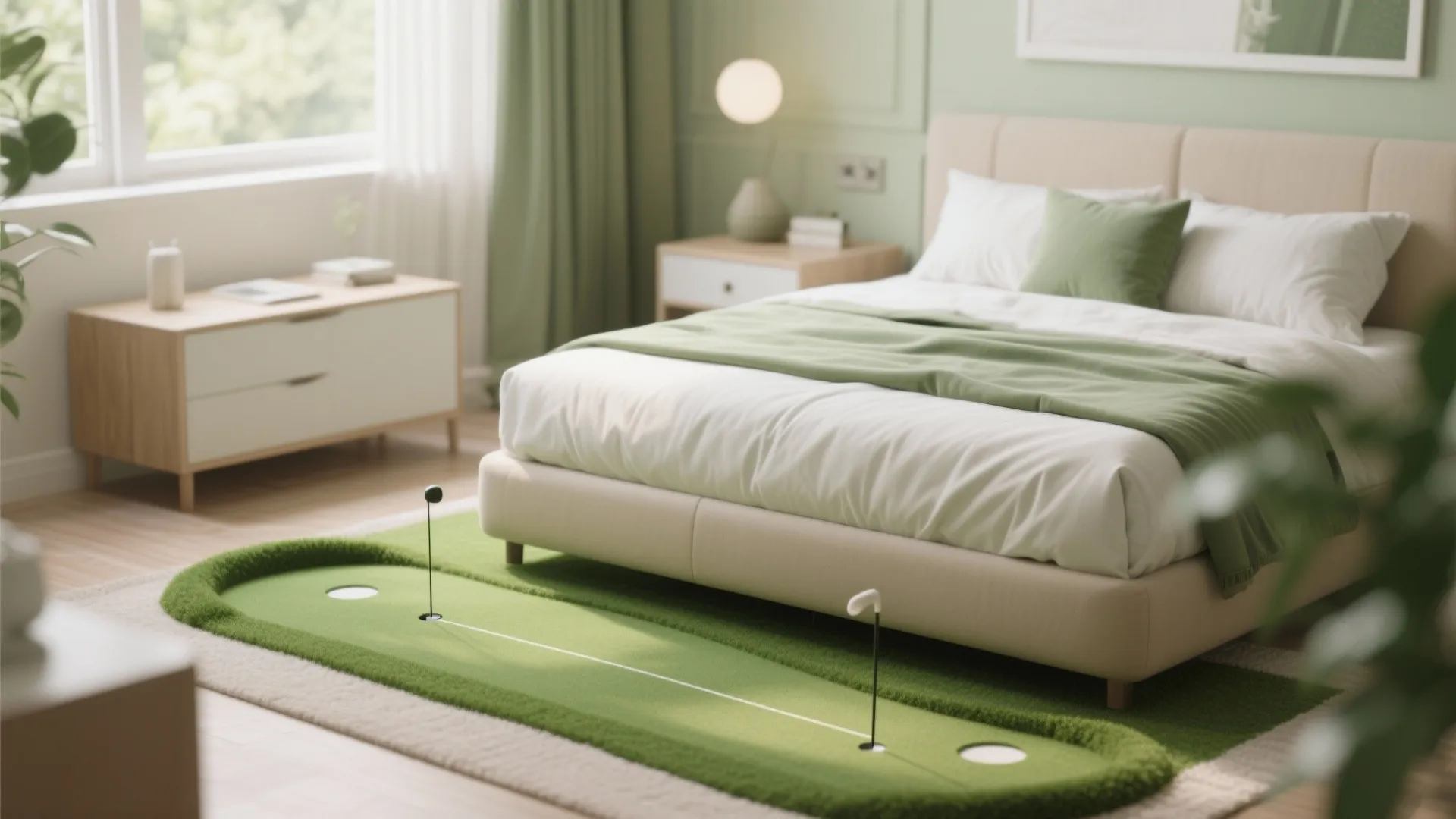 9. Mini Indoor Putting Mat