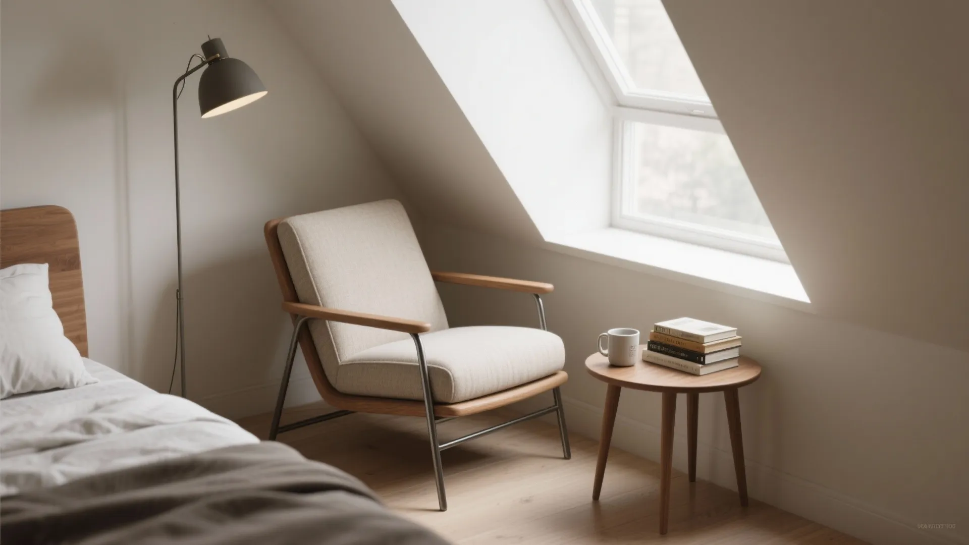 2. Mini reading nook with a scaled chair