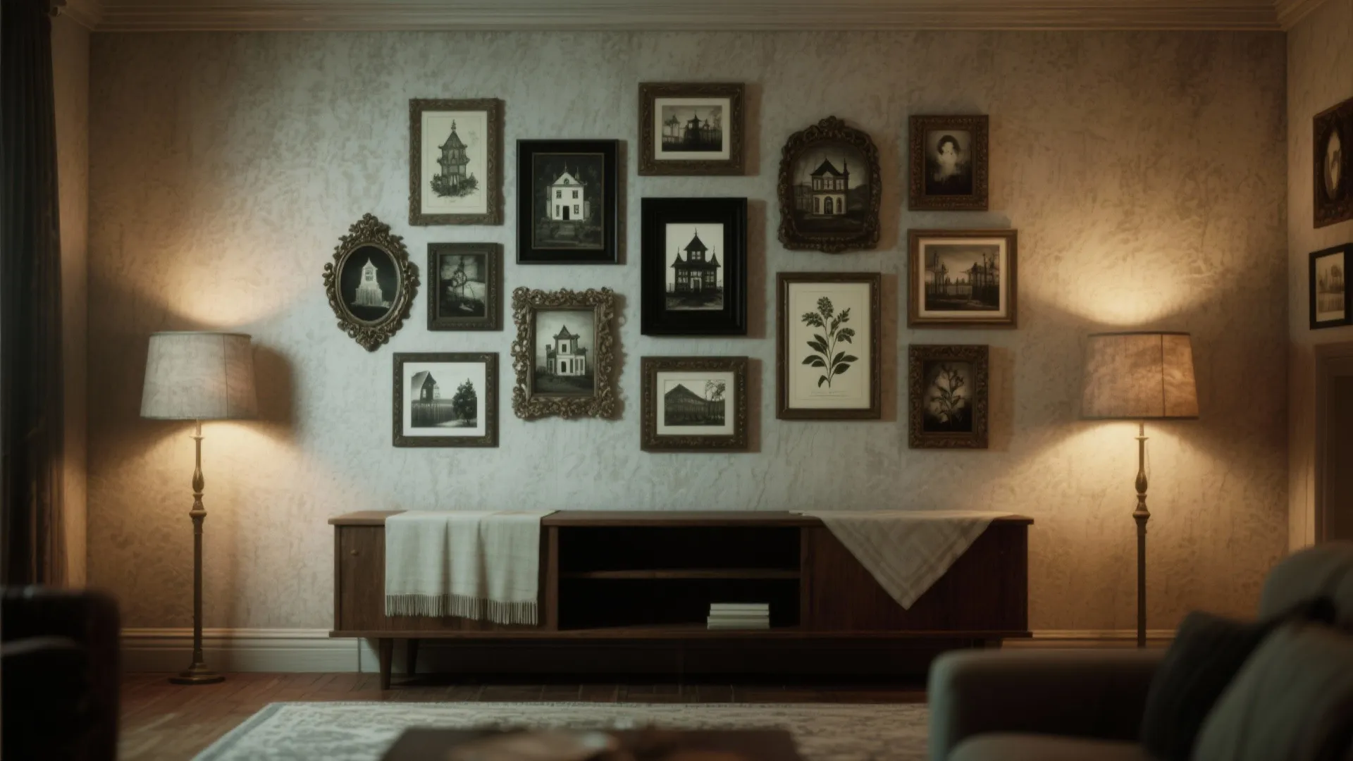 2. Create a mini-salon with varied scales