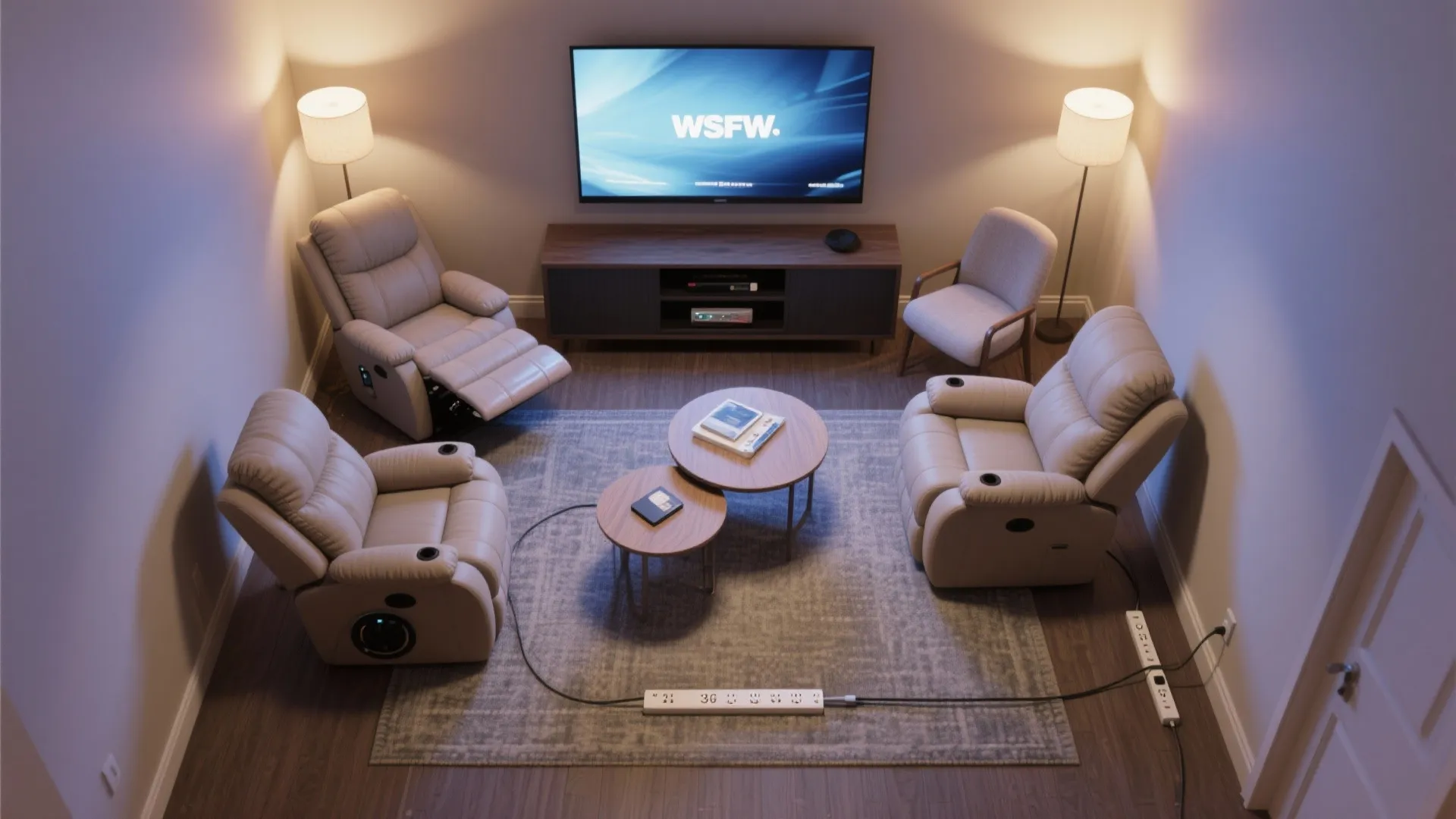 Petite Power Recliners (Two-Seat) as a “Mini Sectional”