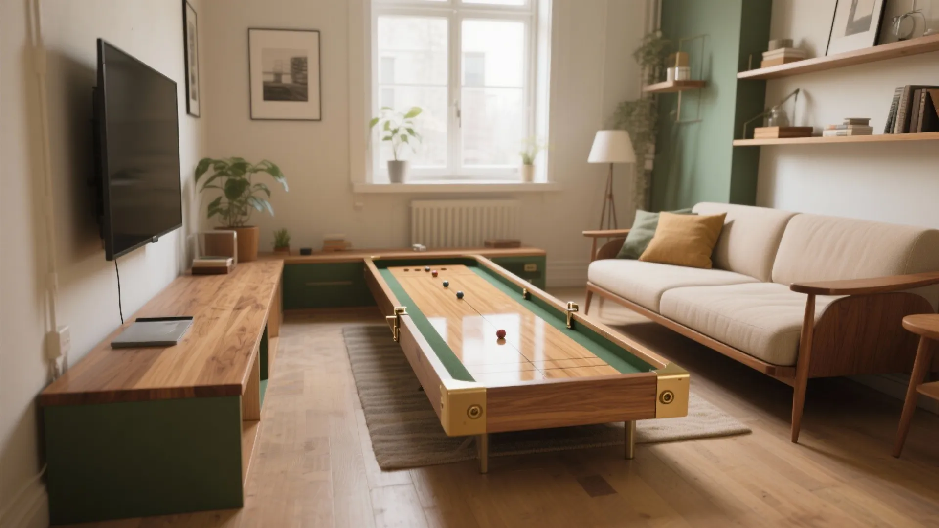 DIY Shuffleboard Table: 5 Small-Space Ideas: Creative, budget-friendly DIY shuffleboard table ideas that fit apartments and tiny rooms