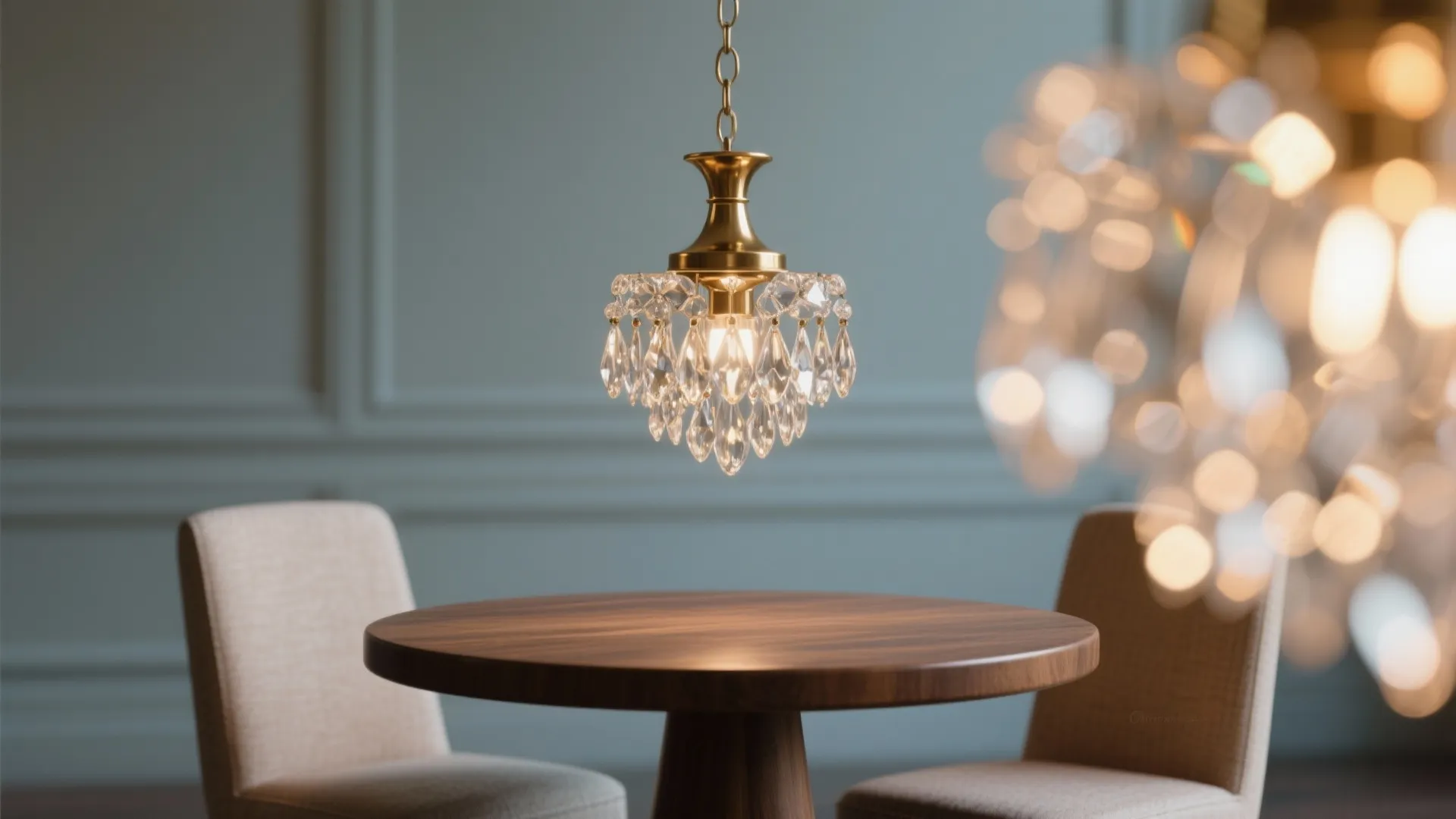 1. A Miniature Statement Chandelier