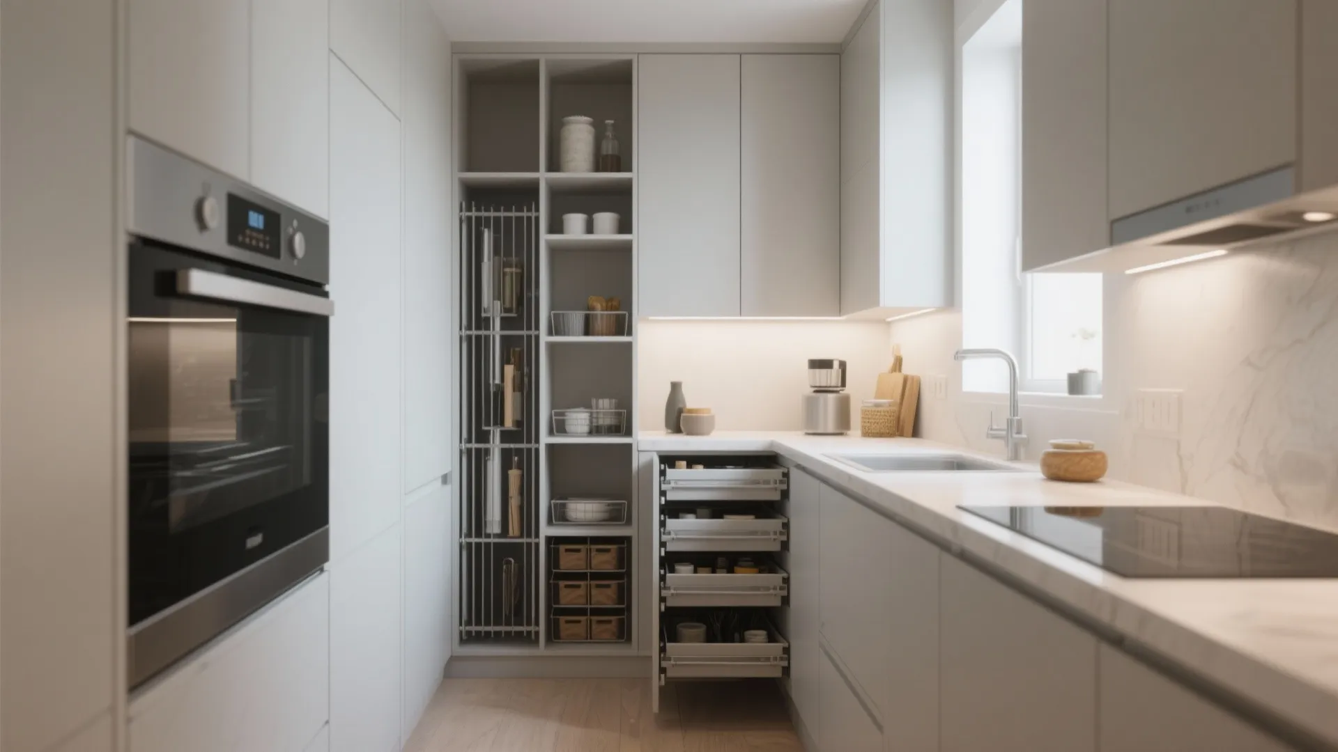 Minimalist Kitchen Storage
