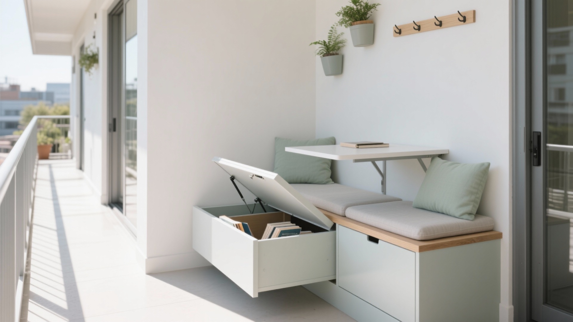 Apartments Balcony Decoration Ideas for Small, Cramped Spaces