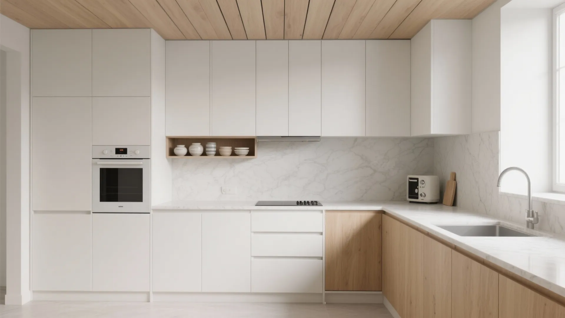 Minimalist Kitchen Storage, Maximized Calm
