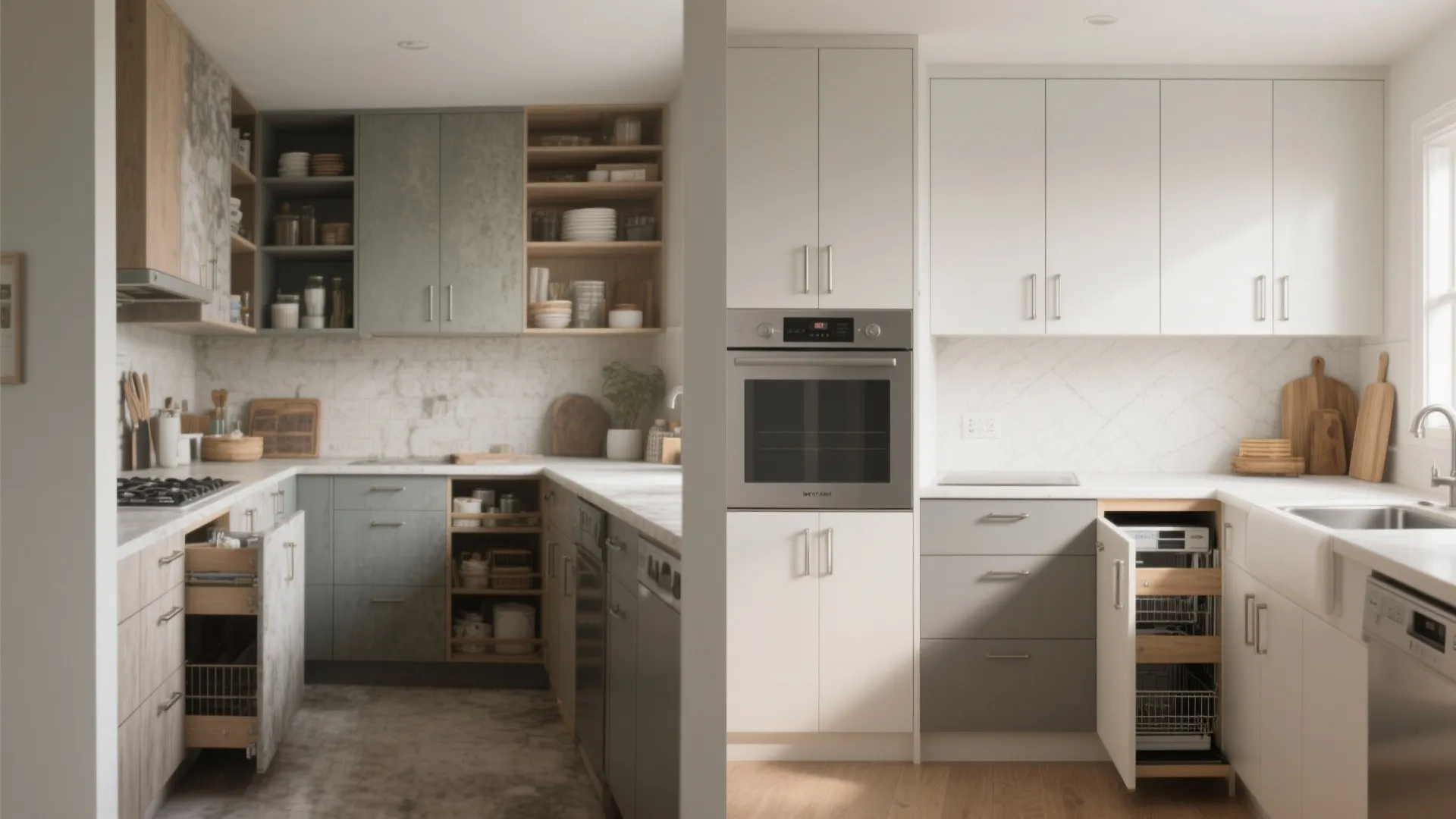 Minimalist Kitchen Storage That Works (No Visual Clutter)