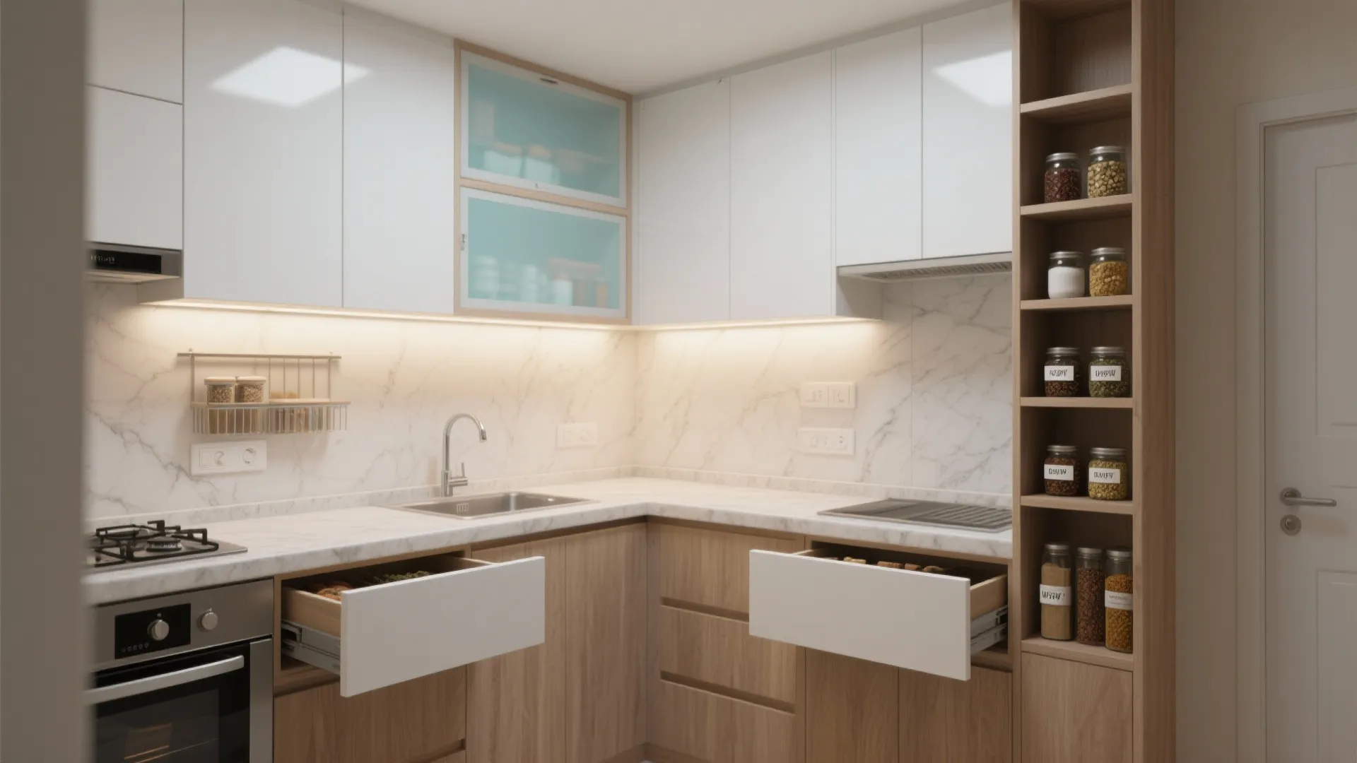 Minimalist Kitchen Storage Design