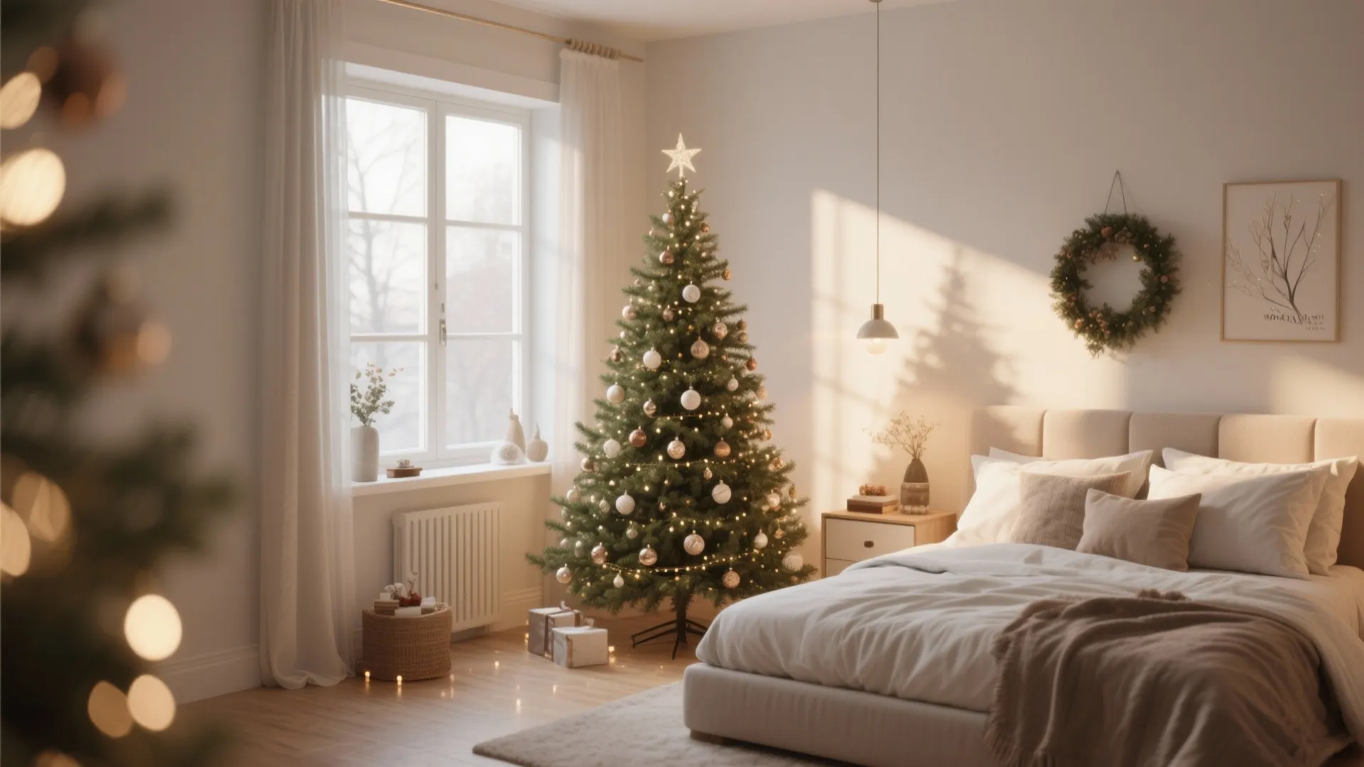 3. Mini Christmas Tree with Personal Ornaments