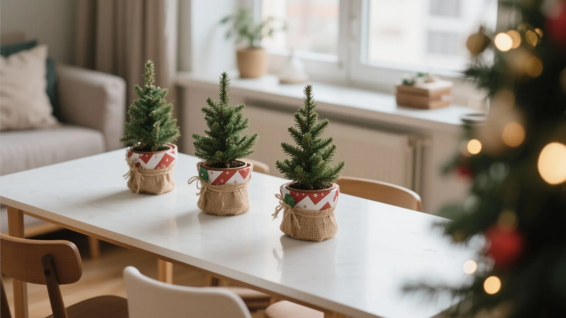3. Mini Christmas Tree Pots