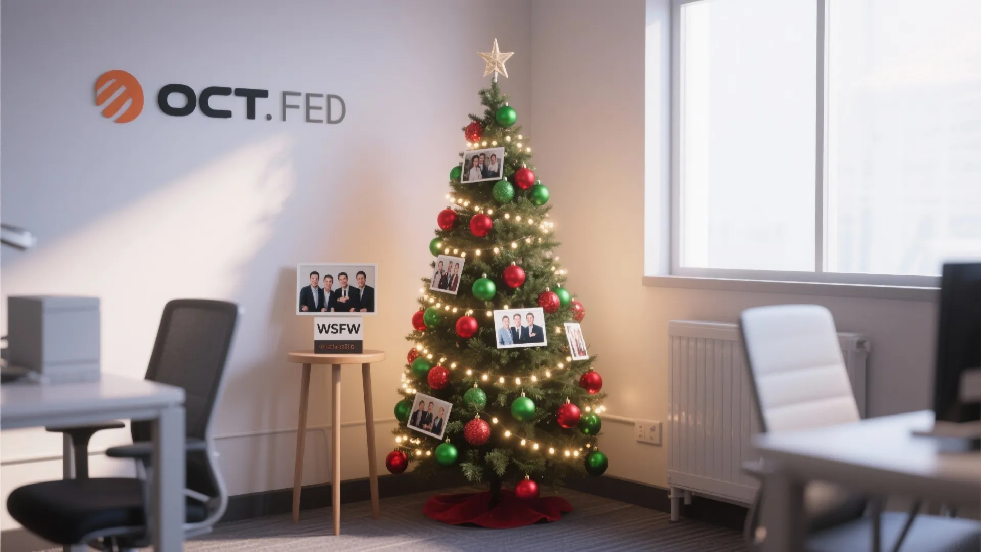 1. Mini Christmas Tree Corners