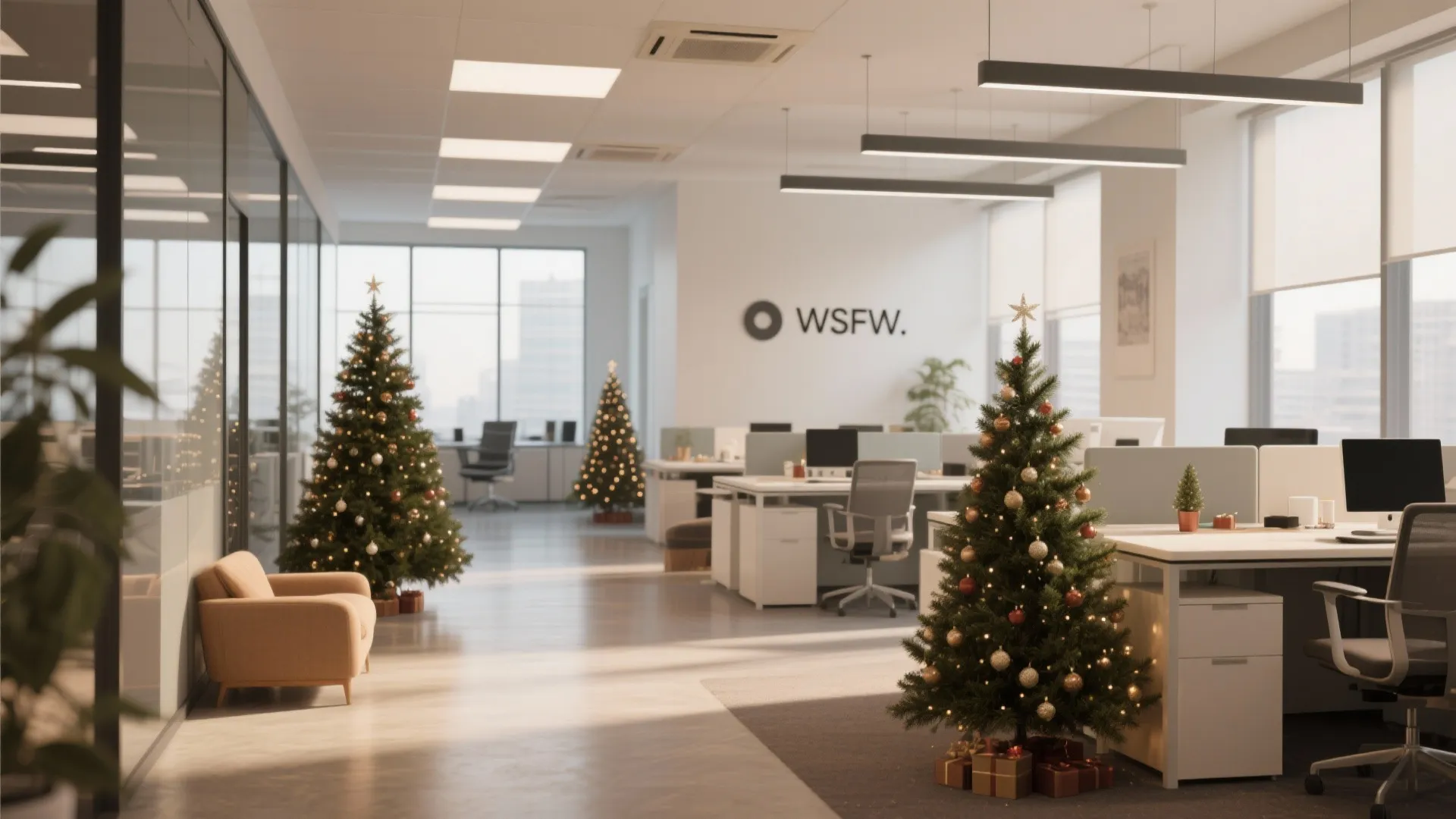 2. Mini Christmas Tree Corners