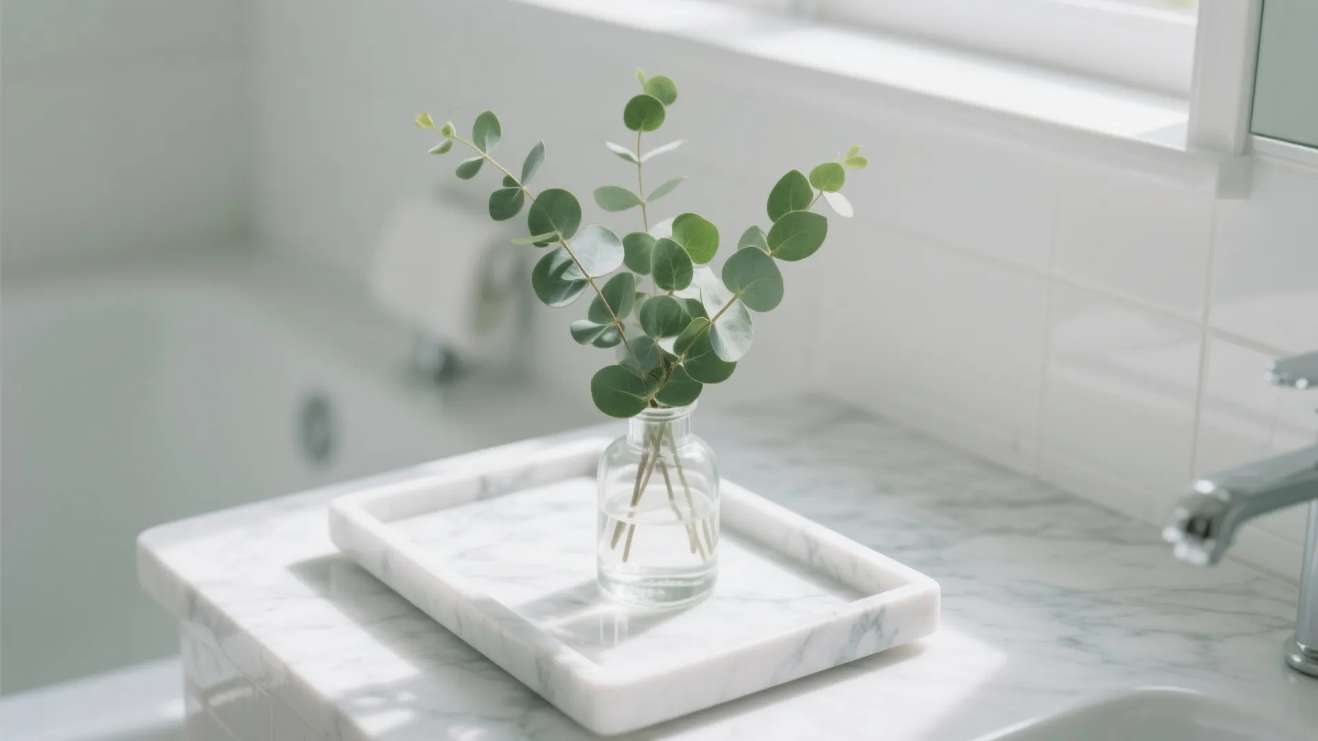 3. Mini vase with fresh greens