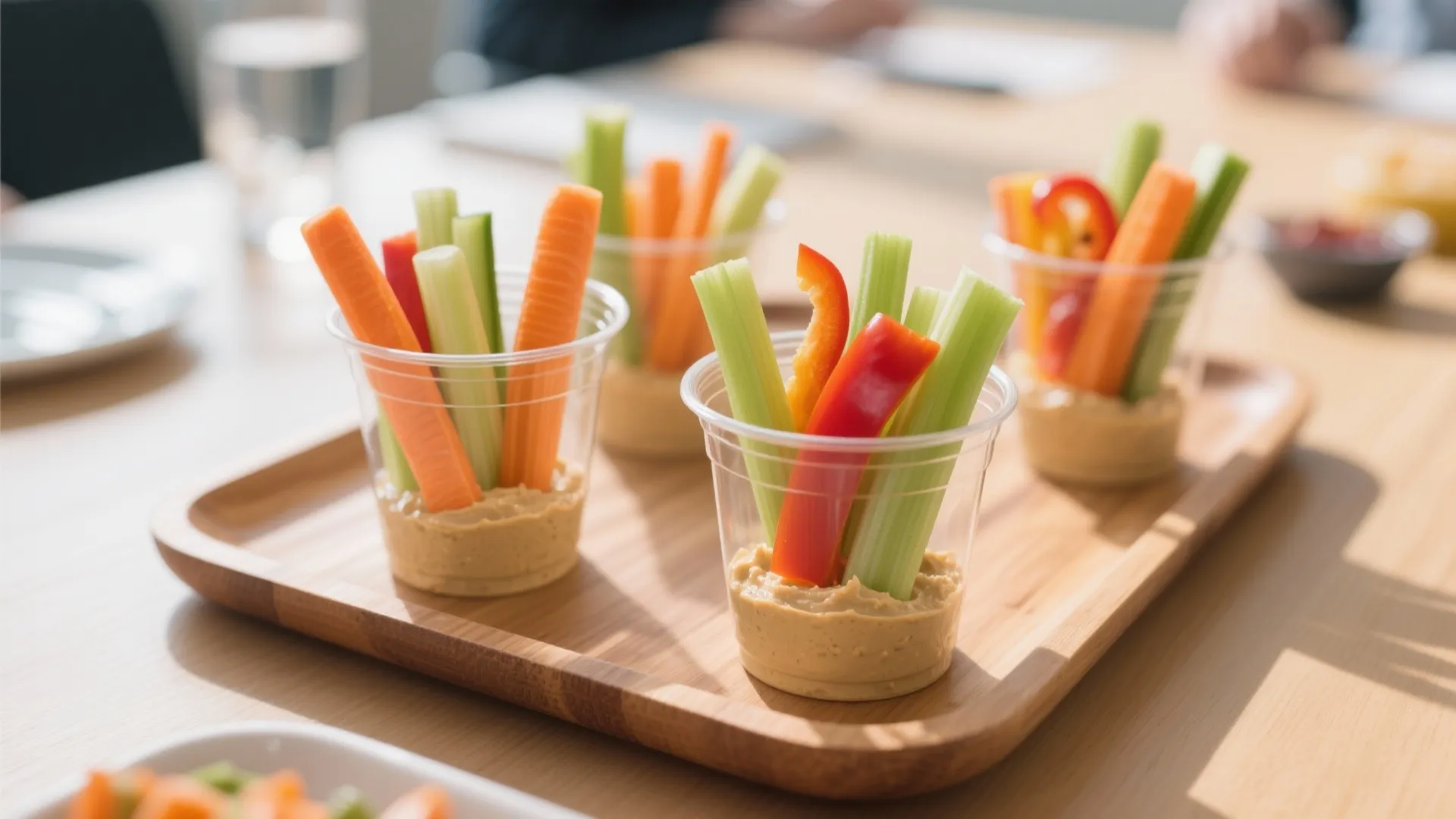 1. Mini Veggie Cups