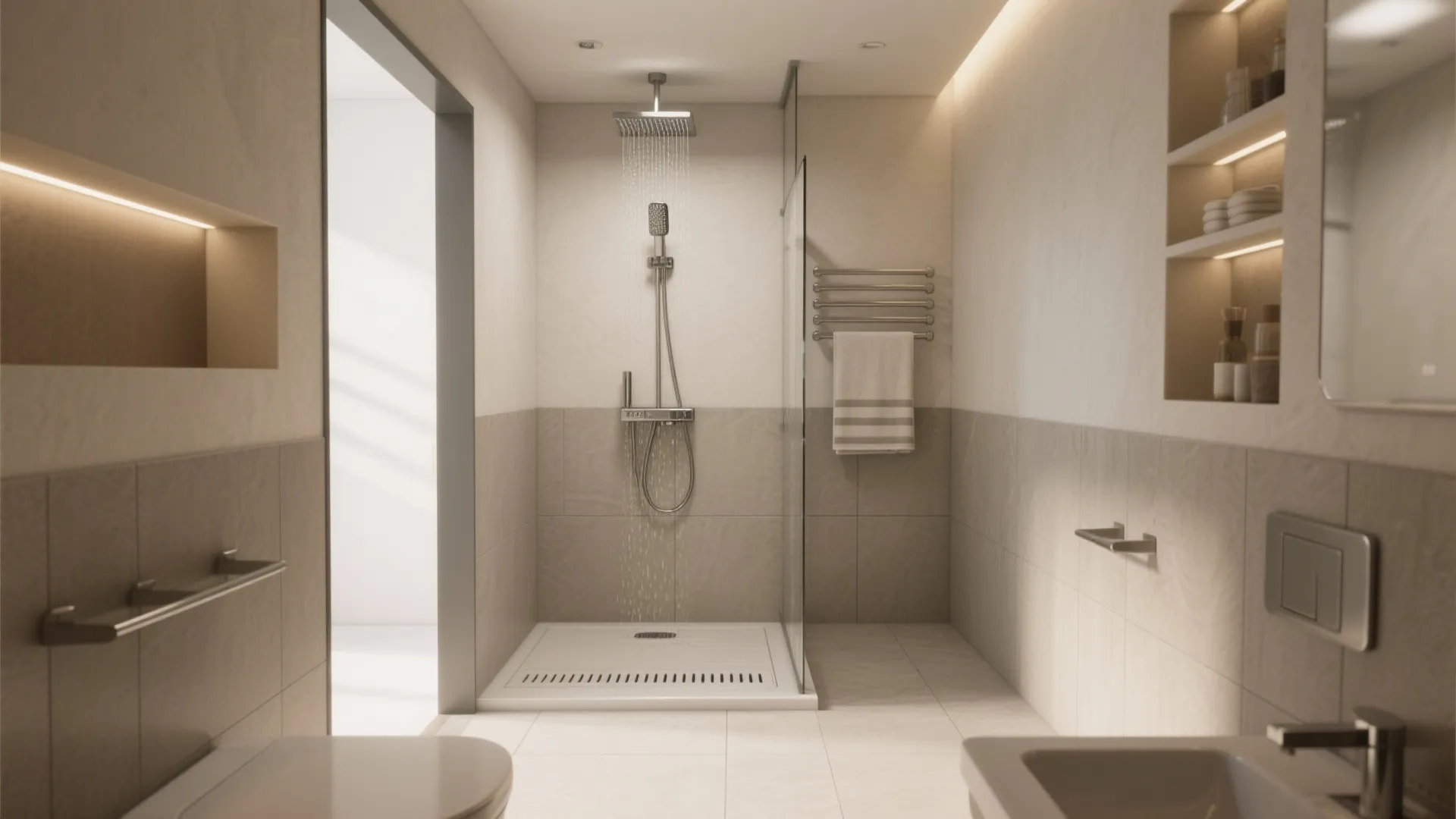 Idea 3: Embrace a mini wet room