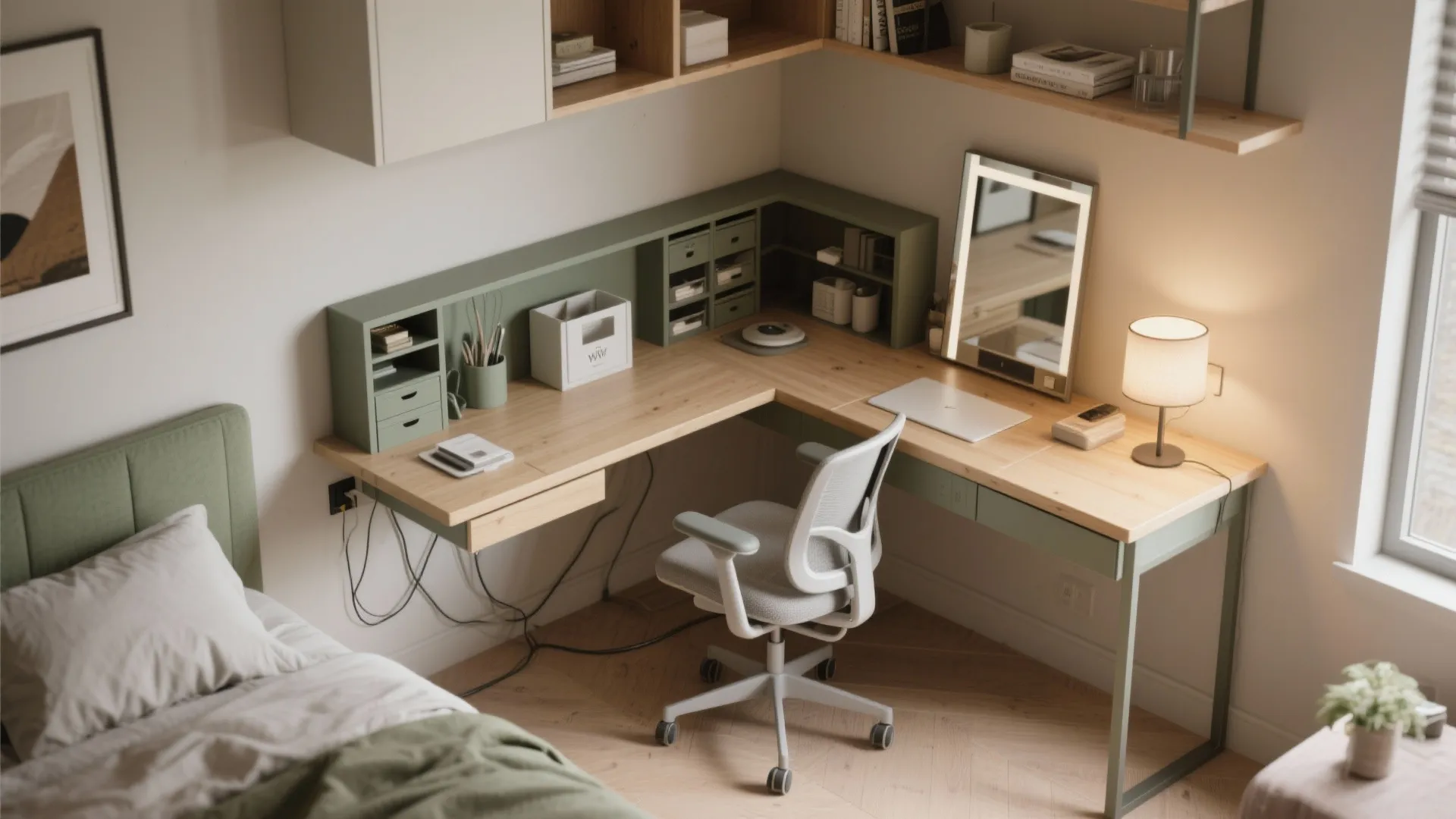5. Multifunctional mini workspace