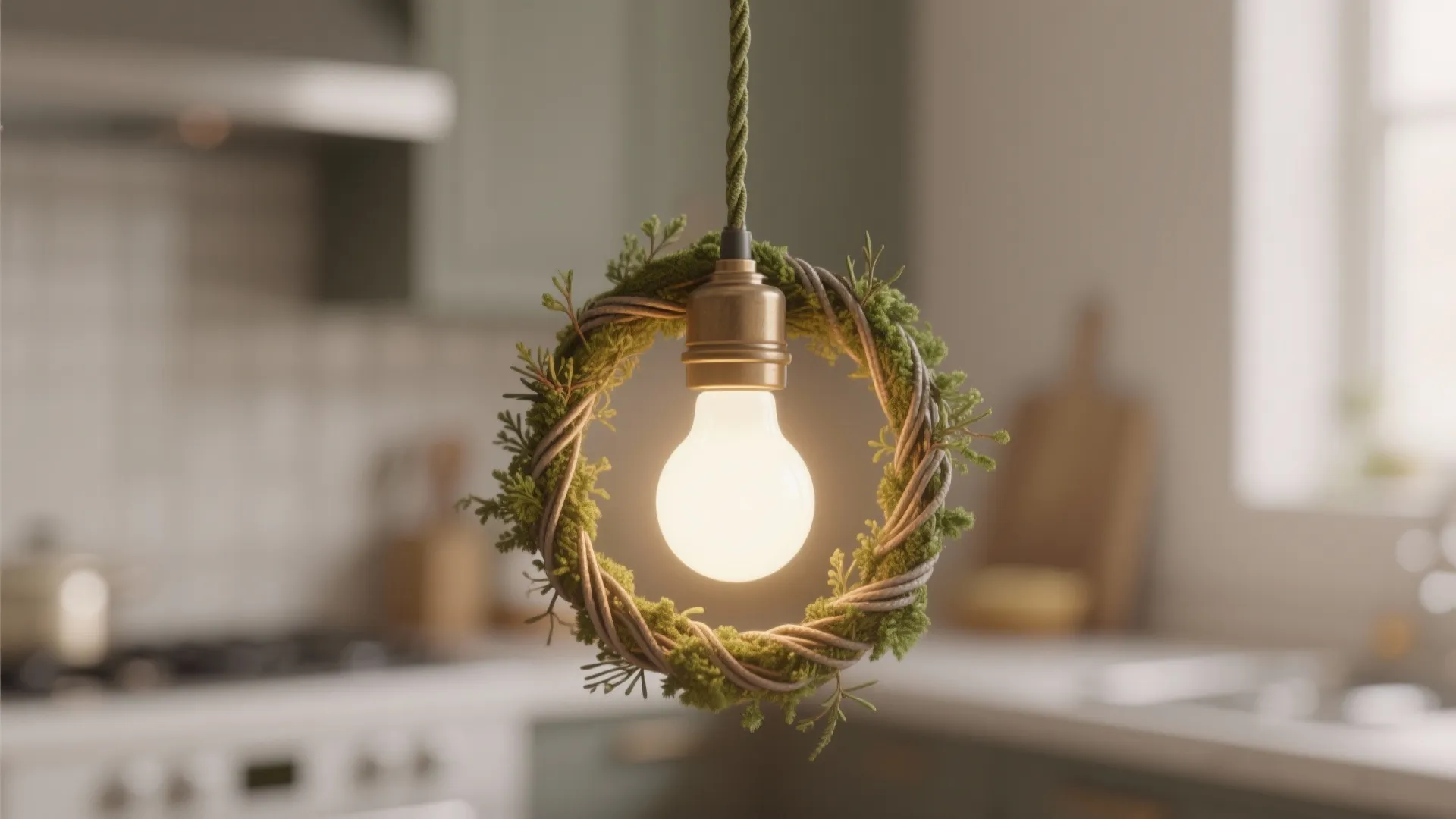 1. Mini Wreaths on Pendant Cords