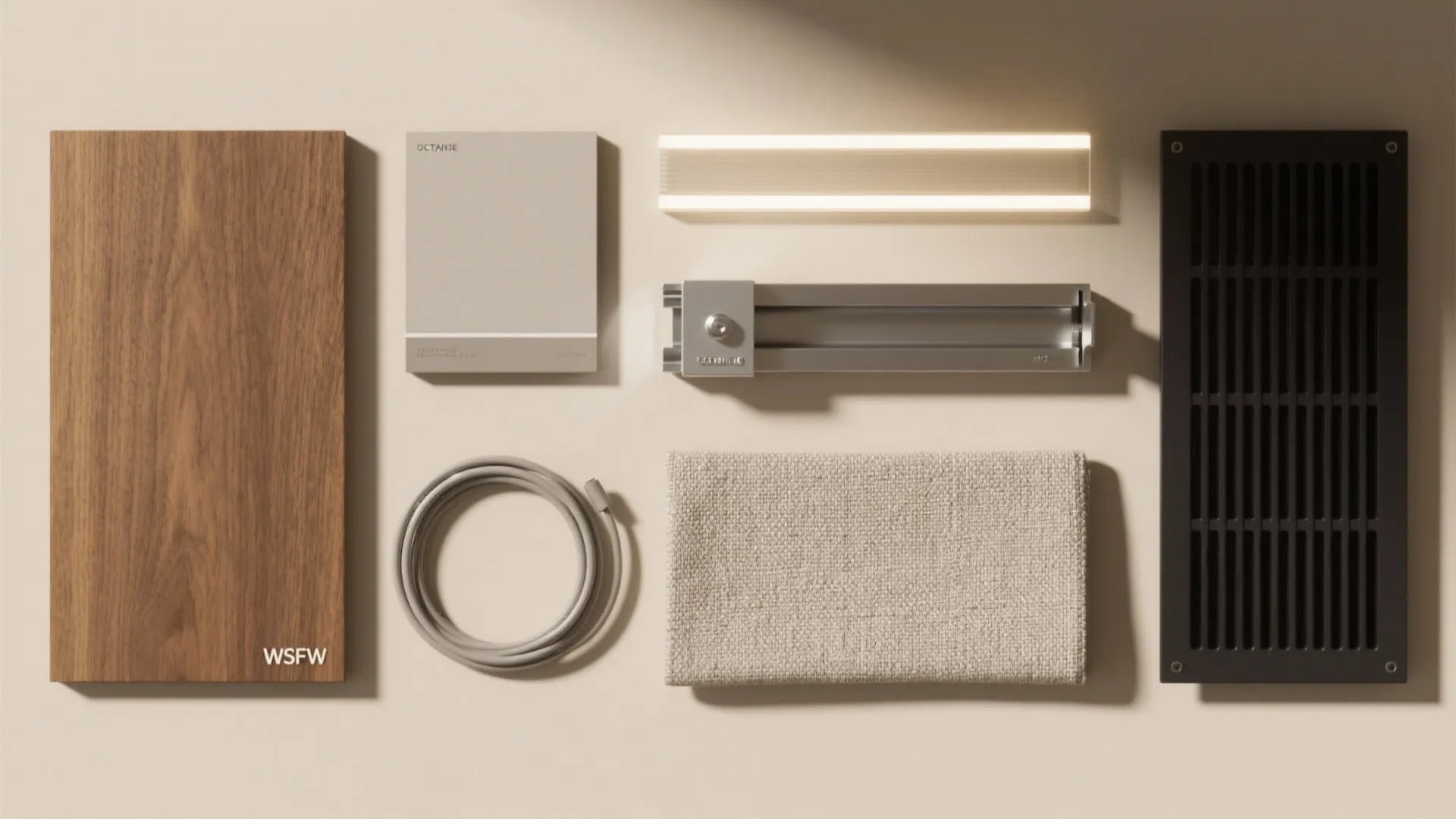 Minimalist Floating TV Wall with Concealed Storage