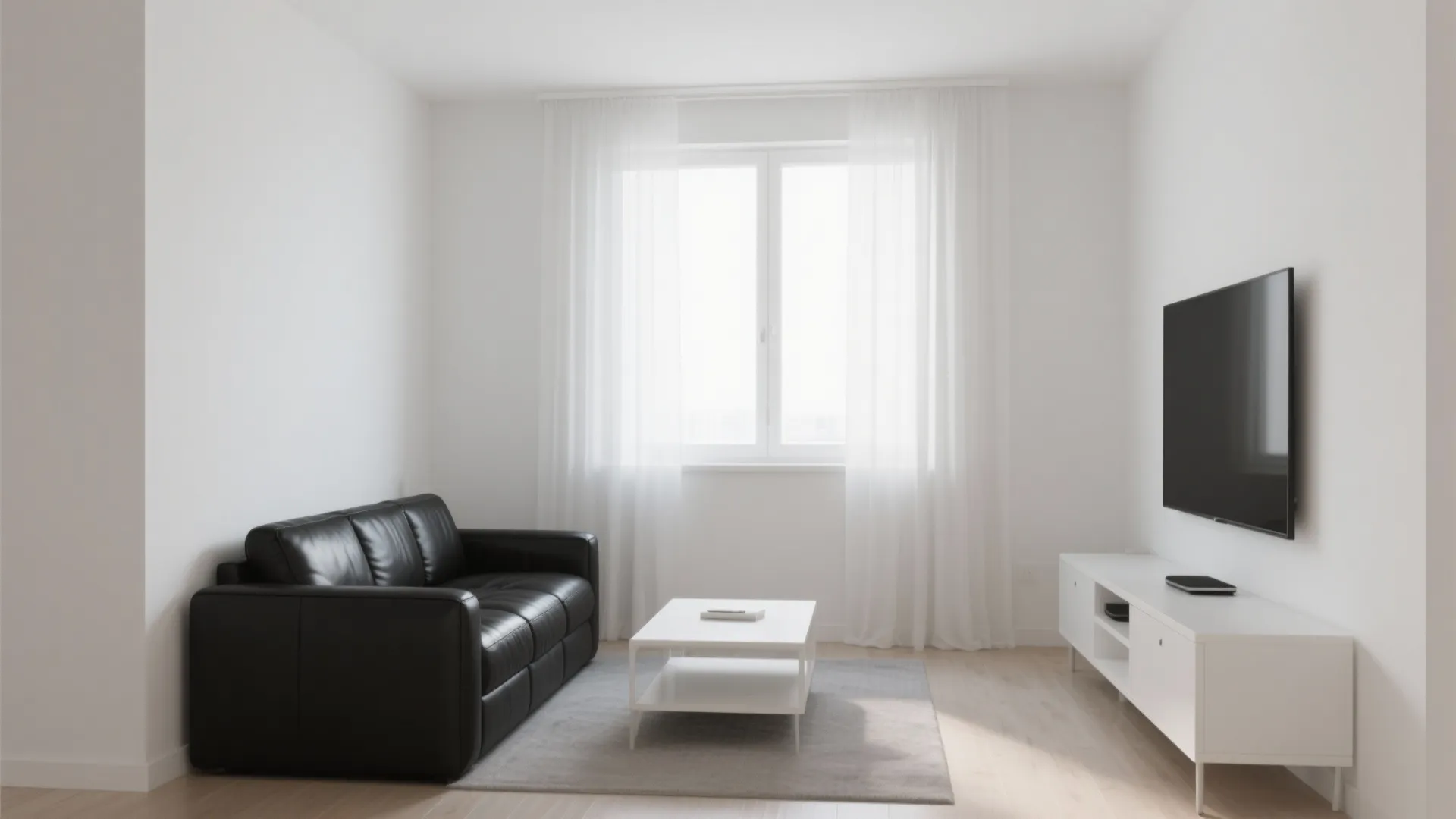 1. Minimalist Contrast with Crisp Whites