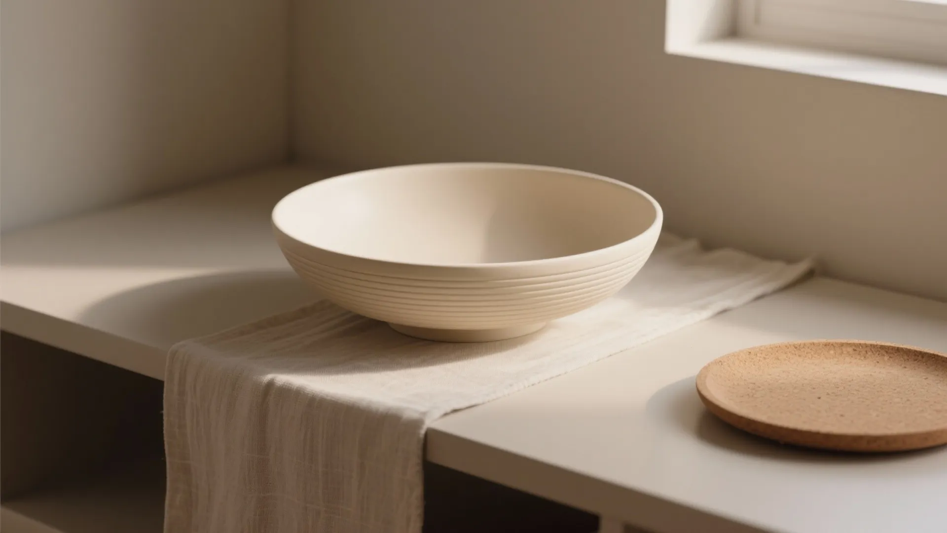 Elegantly Crafted 3D Bowl Model: Realistic 3D bowl STL with refined texture and smooth contours