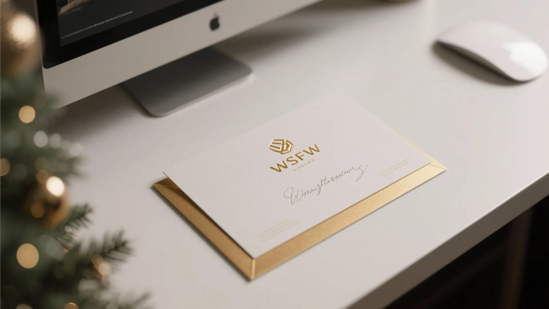 2. Minimalist Brand Card