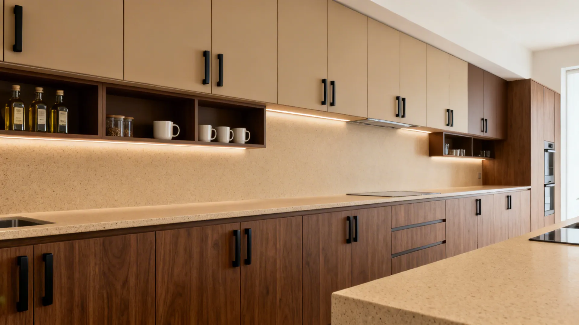 1) Minimalist Brown Storage That Doesn’t Look Heavy