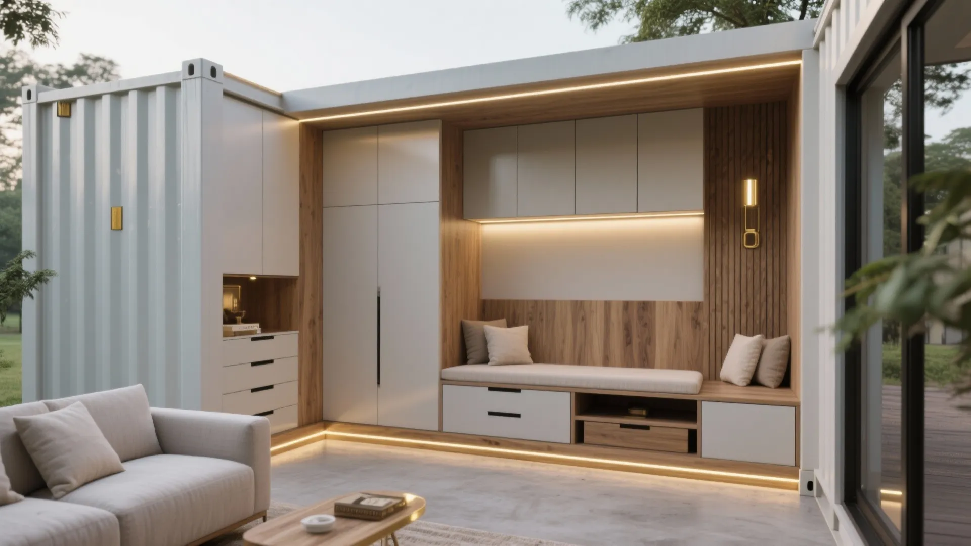 2) Minimal Luxury Built-Ins: Slim Profiles, Hidden Storage, and Quiet Lines