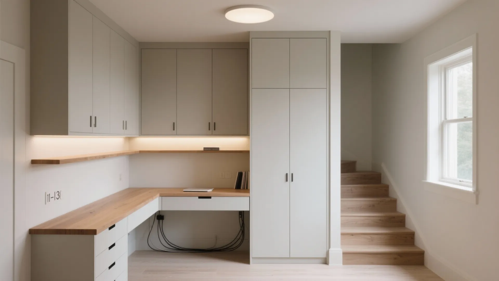 Minimalist Built-in Storage