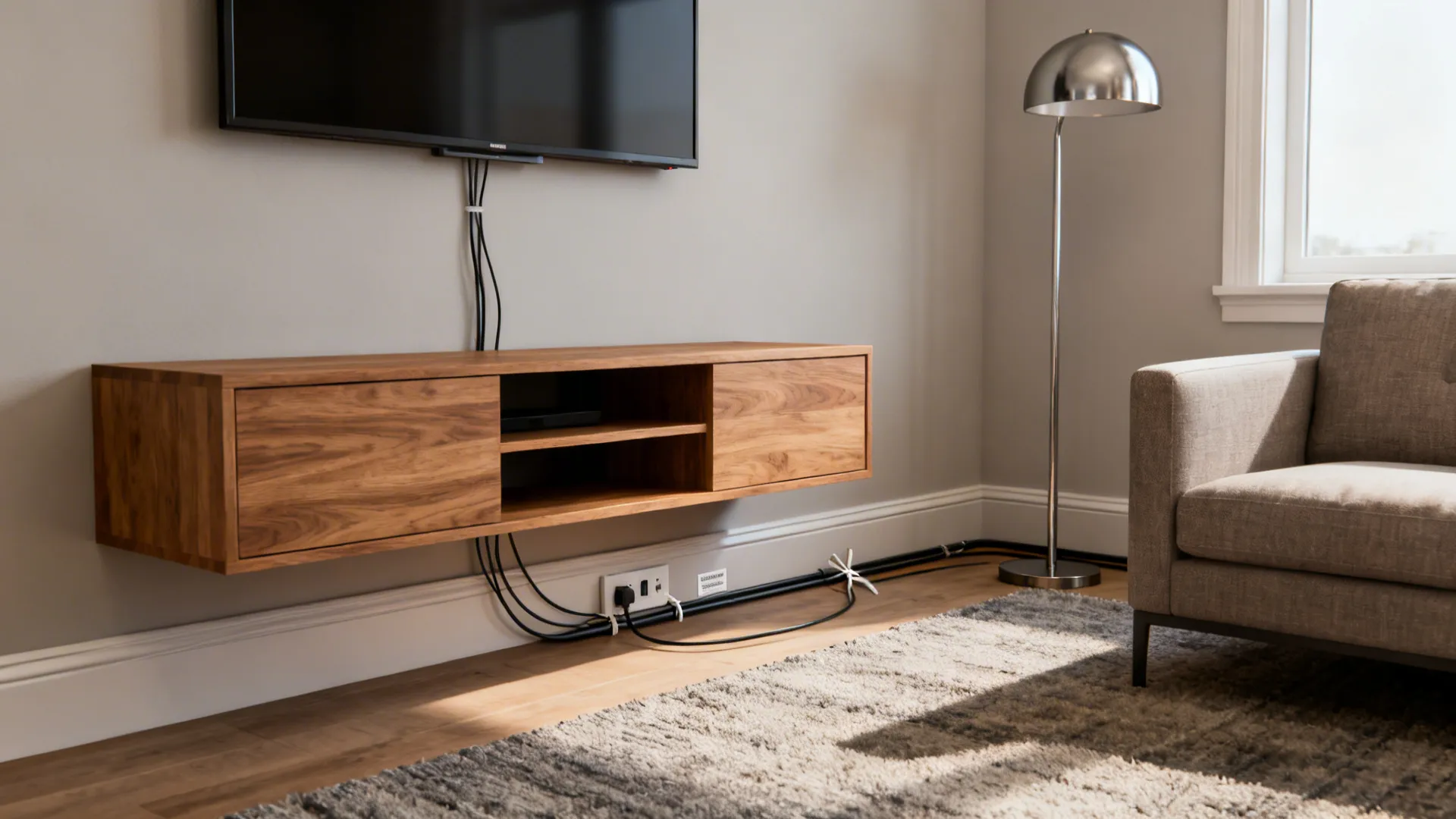 5 Living Room Ideas to Hide Wires Like a Pro