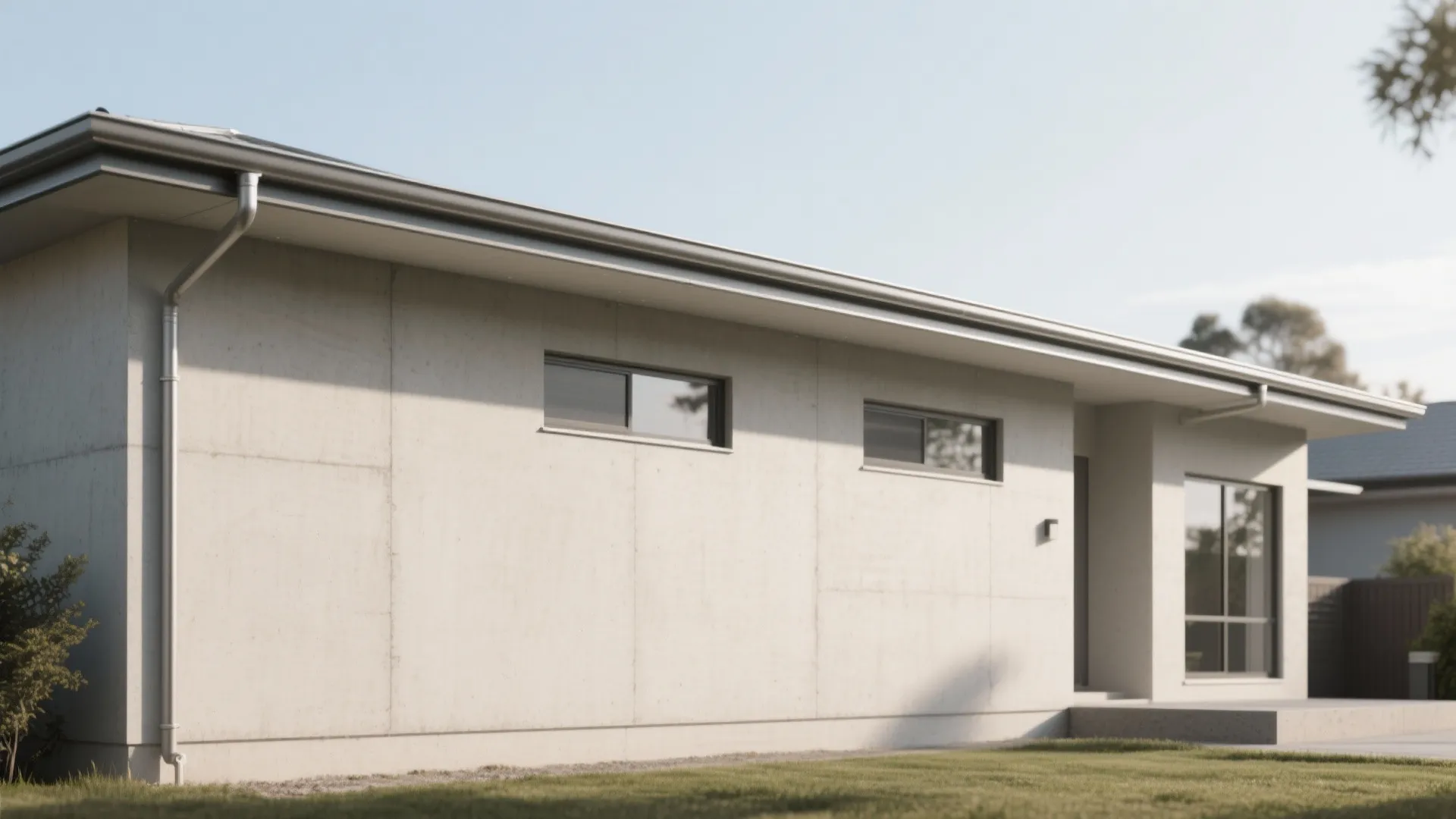 Minimal parapet profiles with slim coping