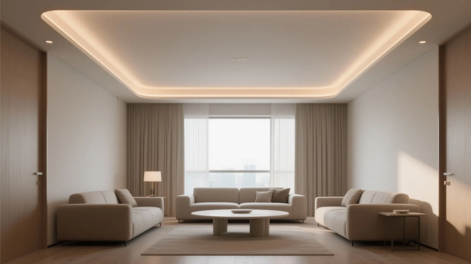 Minimal Border POP with Recessed Cove