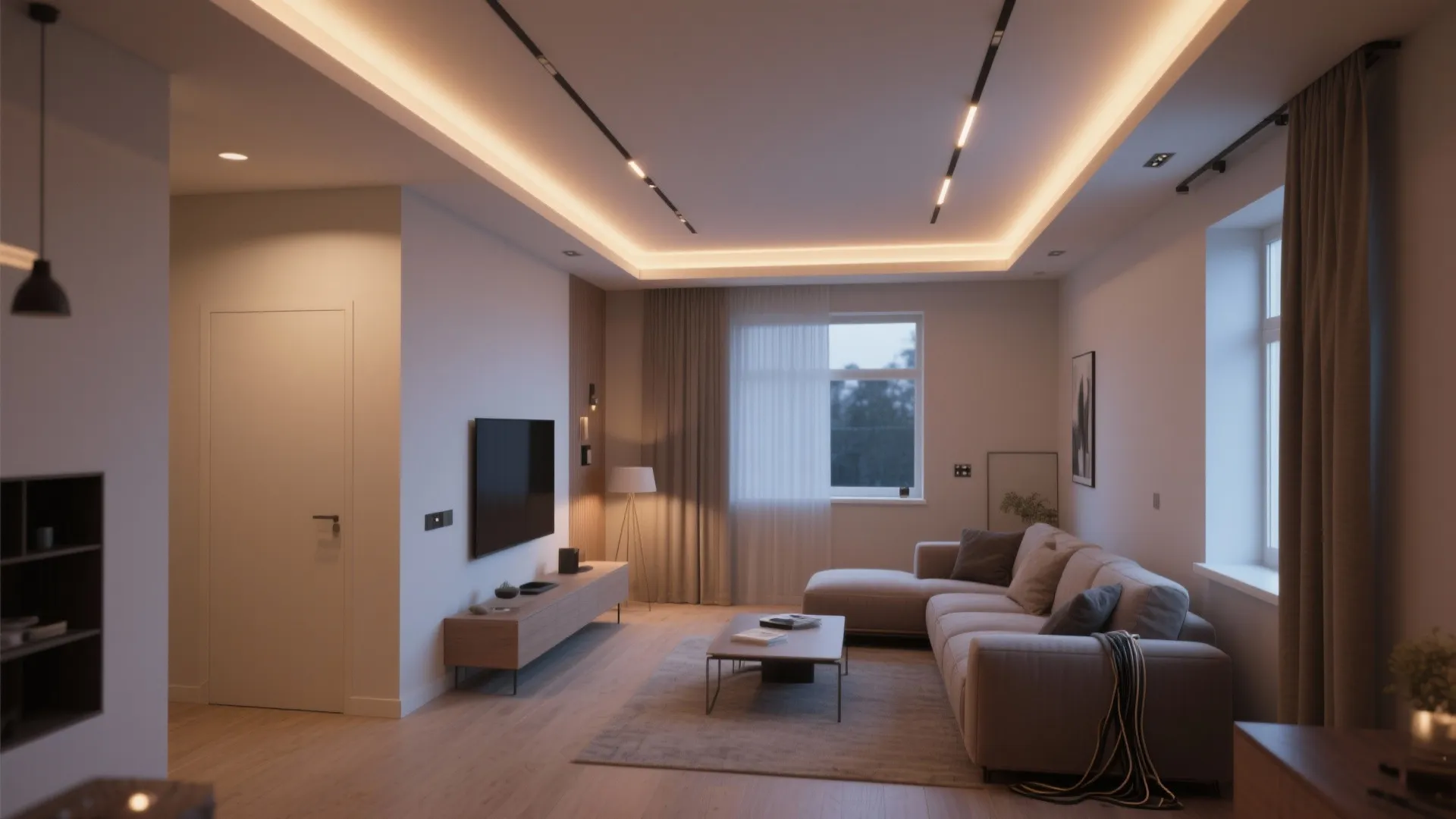 Minimalist Cove POP Ceiling