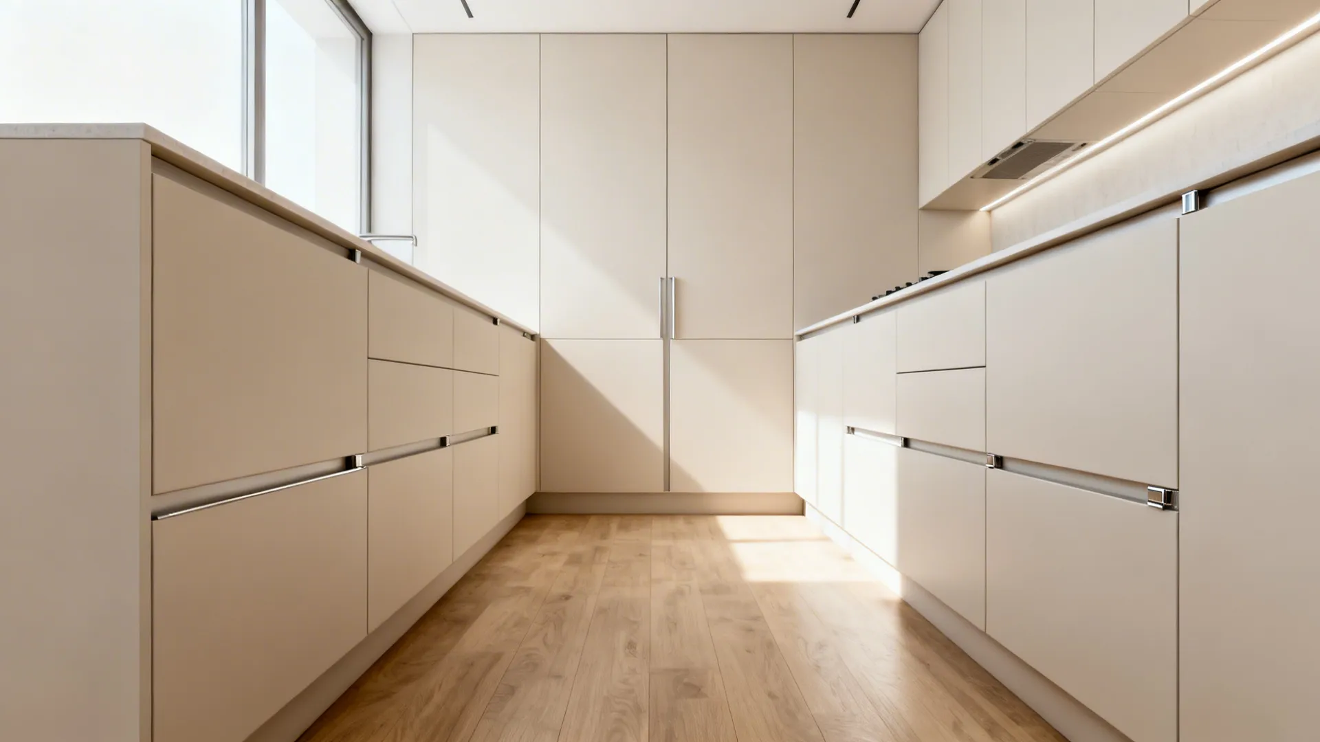 Minimalist cupboard storage that breathes
