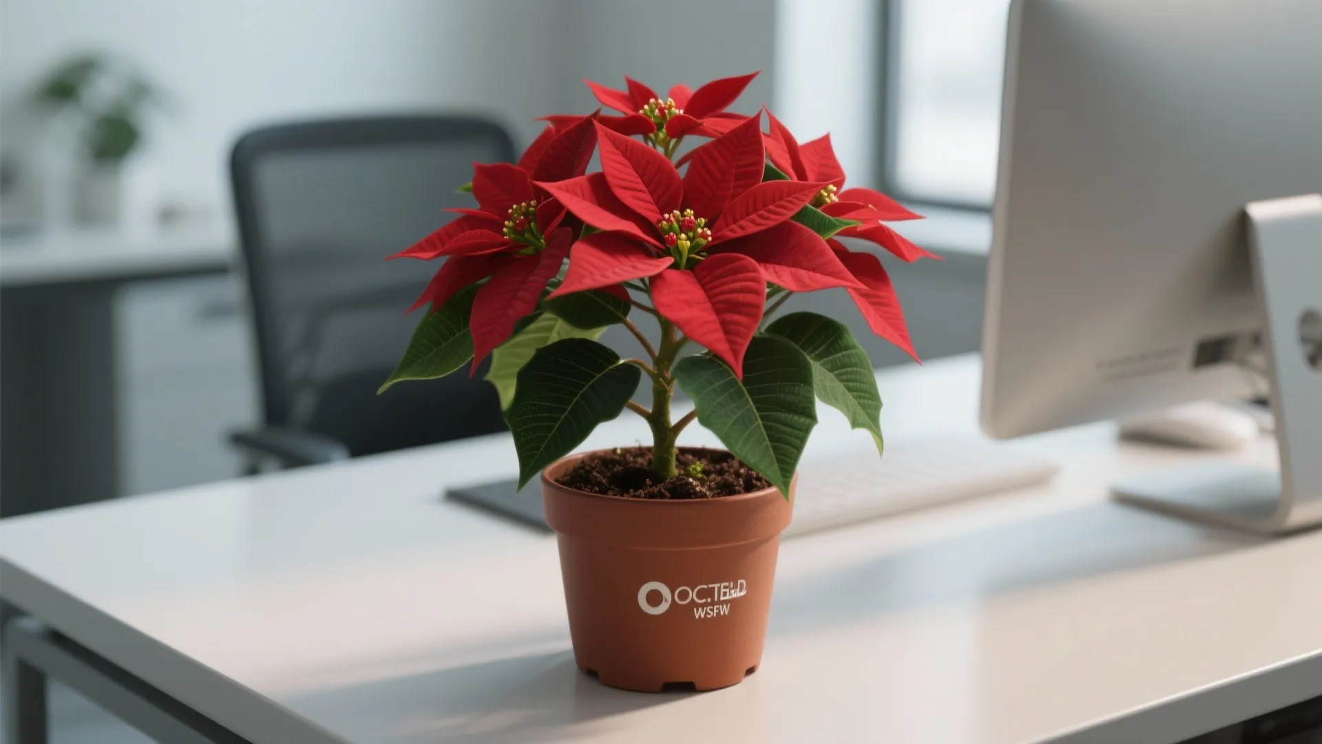 4. Minimal Desk Décor