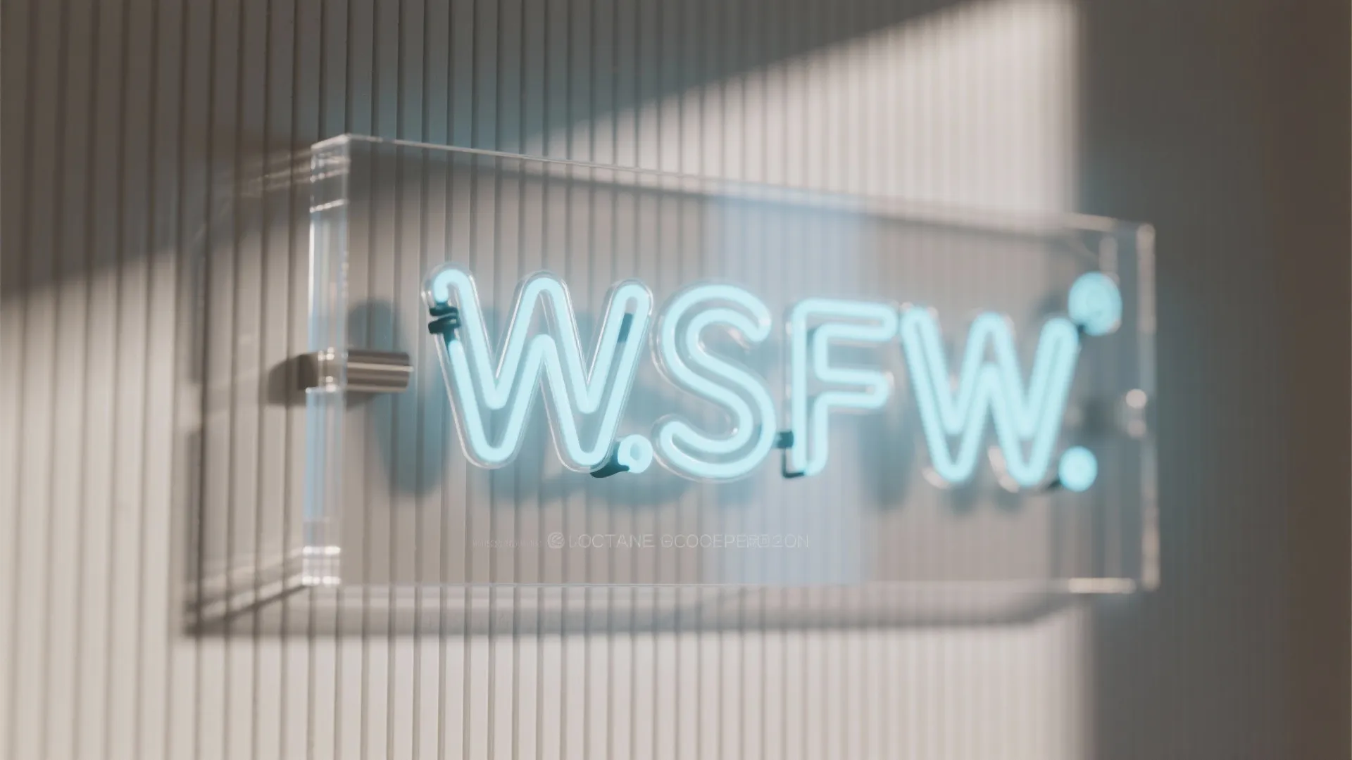 Modern Minimal: LED Letters and Clean Lines